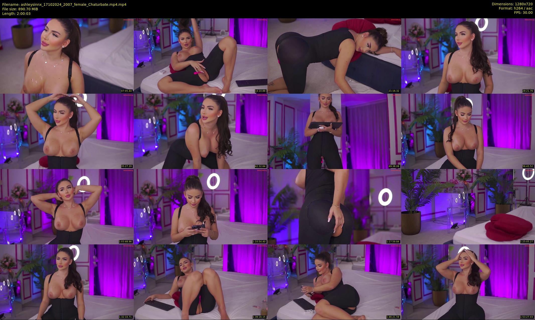 ashleysinnx — 121 minute Chaturbate female cam show recording, 720p, Oct 17, 2024