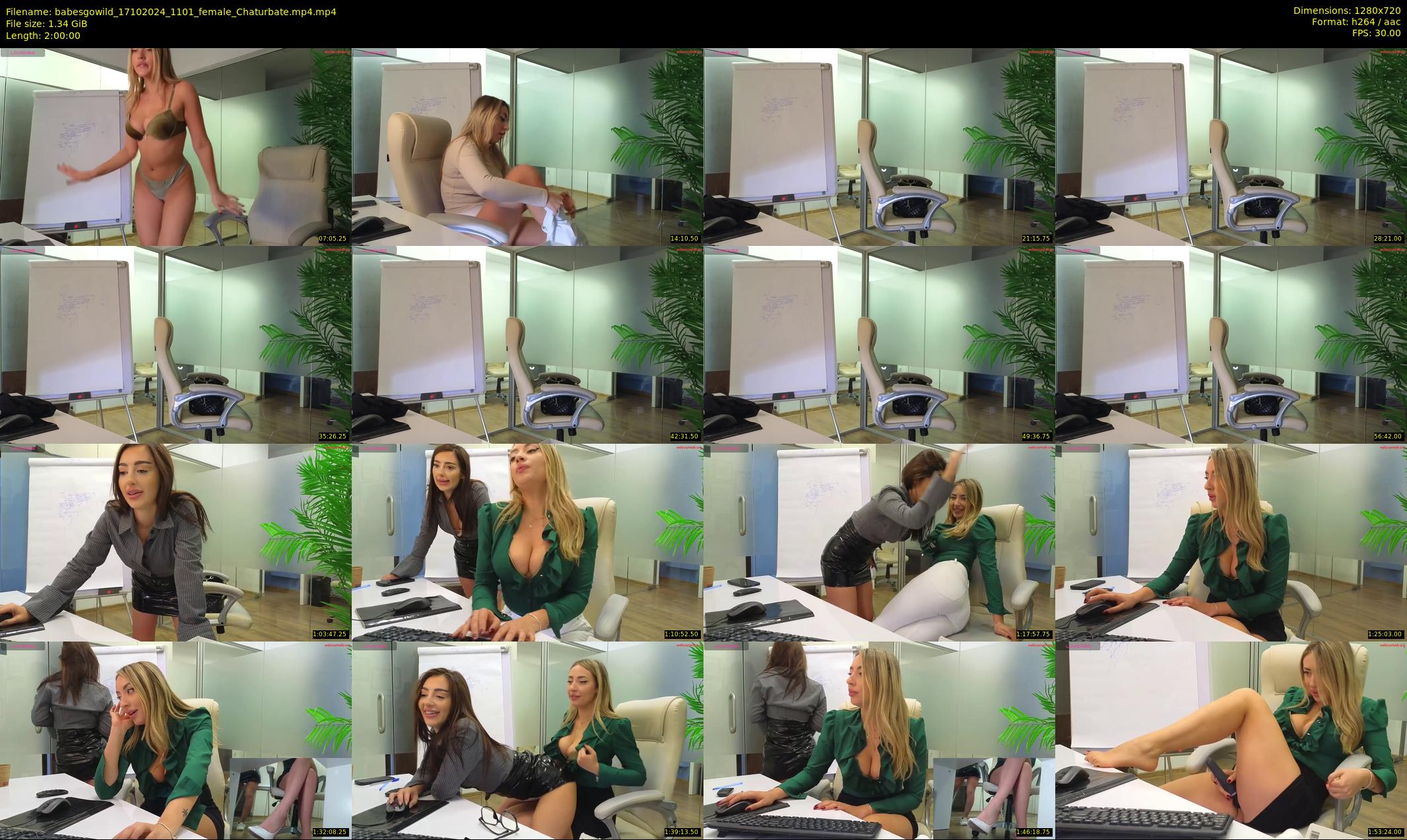 babesgowild — 120 minute Chaturbate couple cam show recording, 720p, Oct 17, 2024