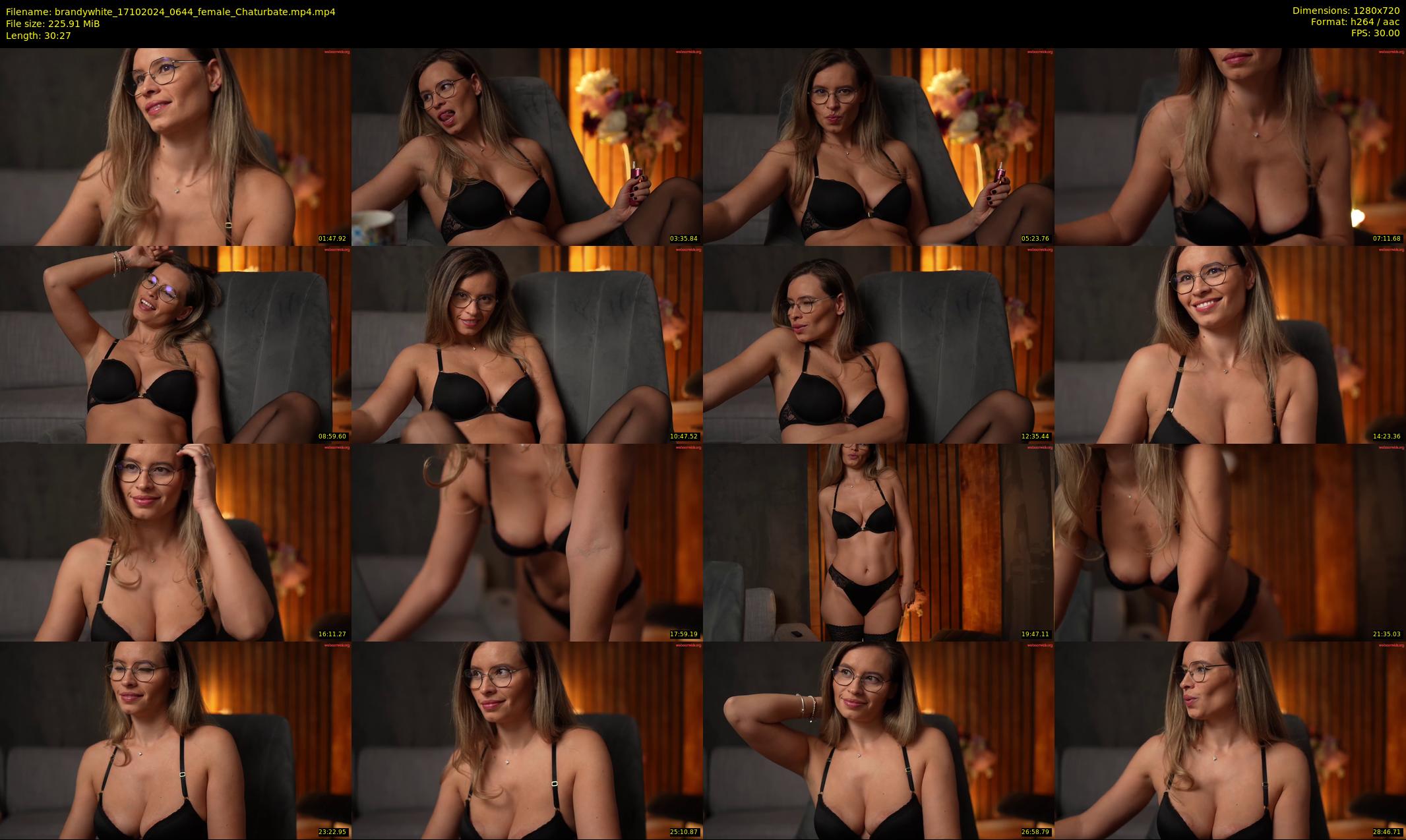 brandywhite — 31 minute Chaturbate female cam show recording, 720p, Oct 17, 2024