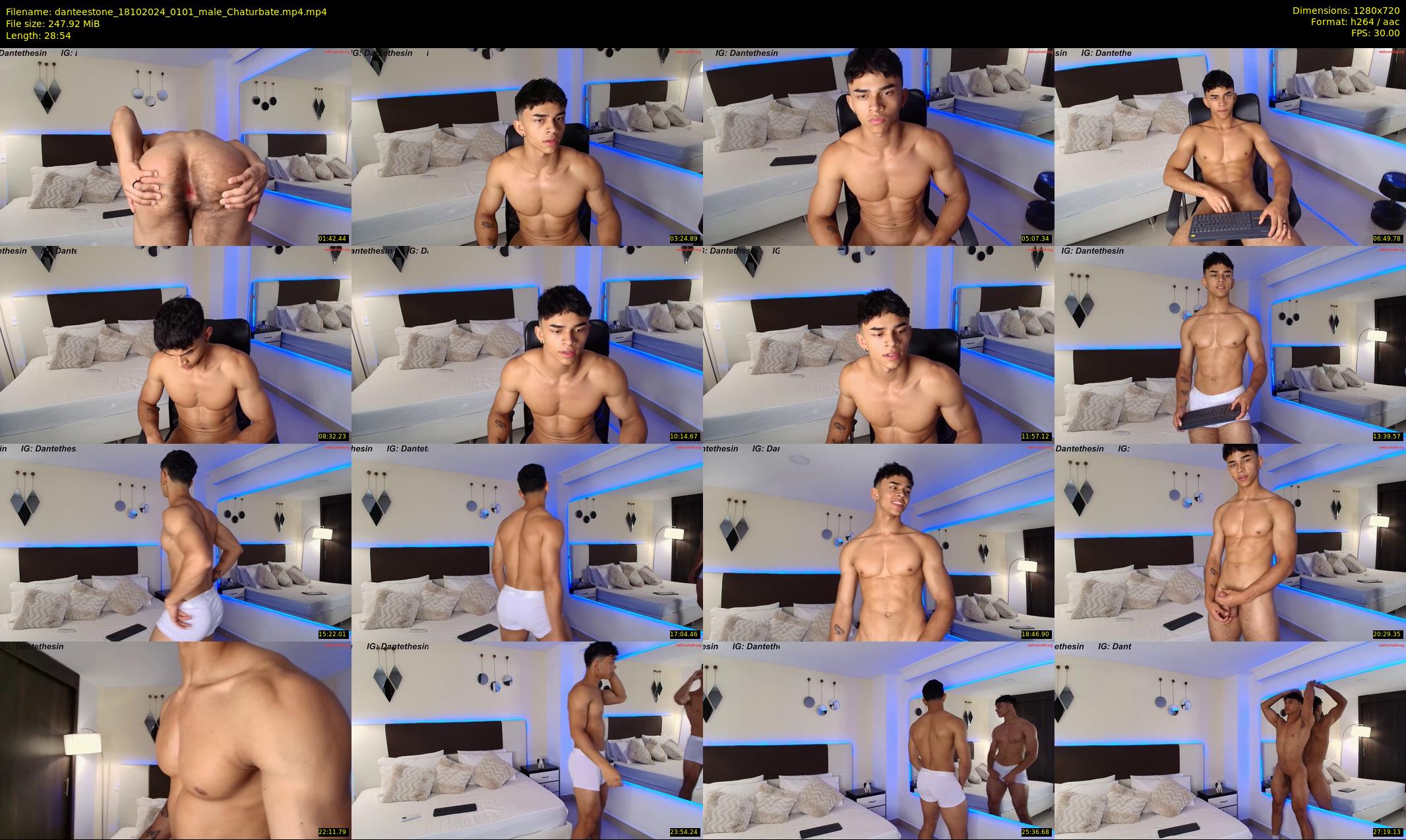 danteestone — 29 minute Chaturbate male cam show recording, 720p, Oct 18, 2024