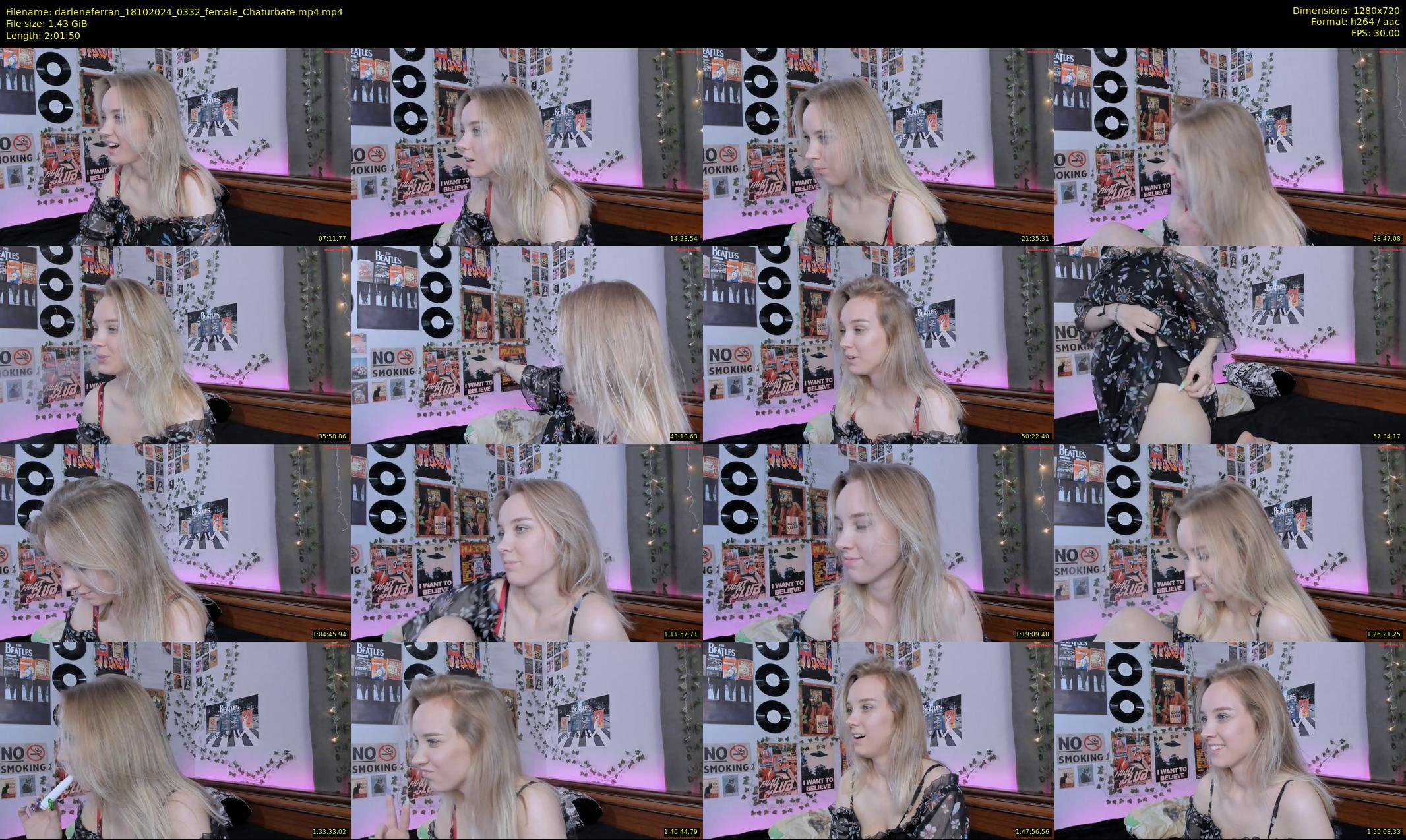 darleneferran — 122 minute Chaturbate female cam show recording, 720p, Oct 18, 2024