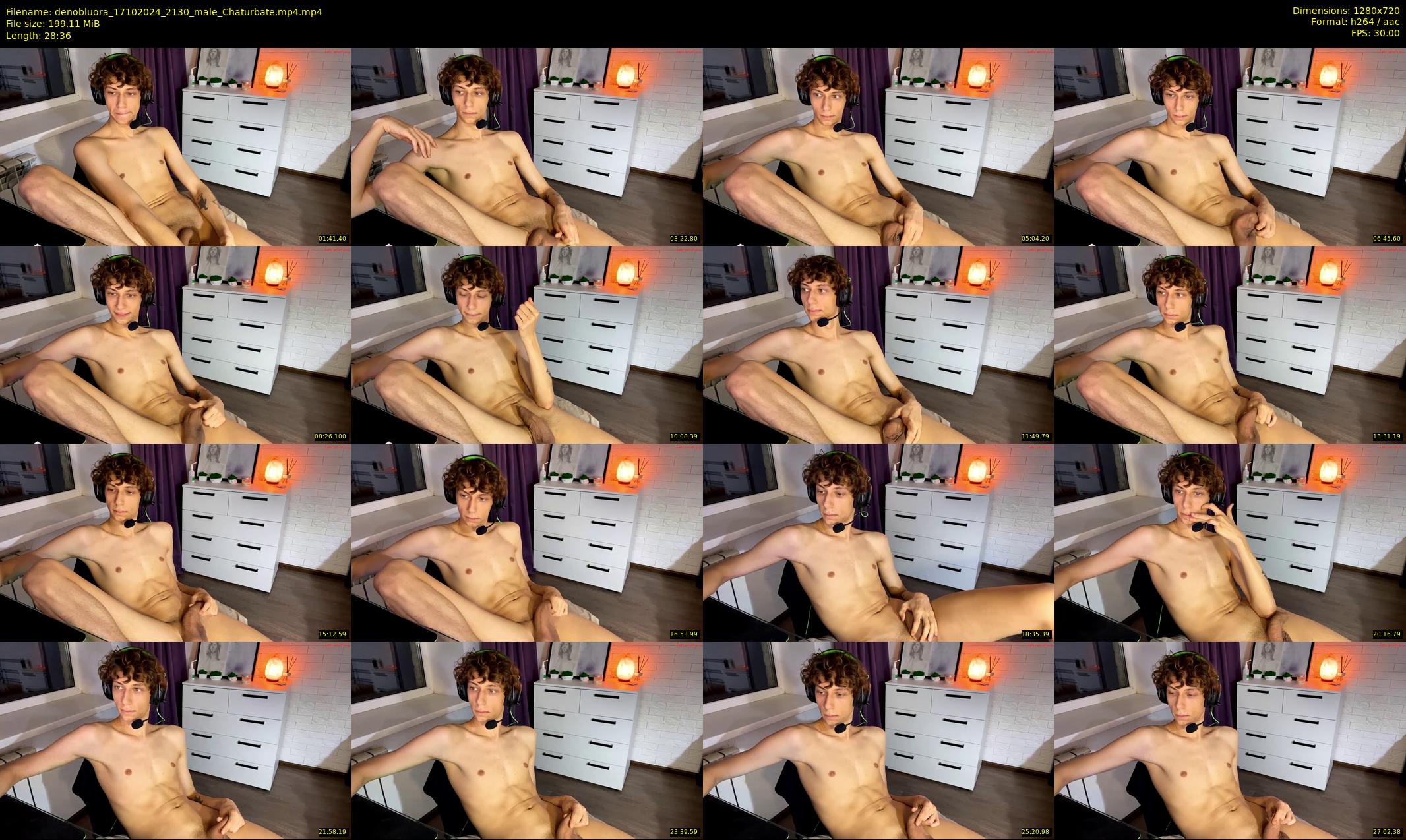 denobluora — 29 minute Chaturbate male cam show recording, 720p, Oct 17, 2024