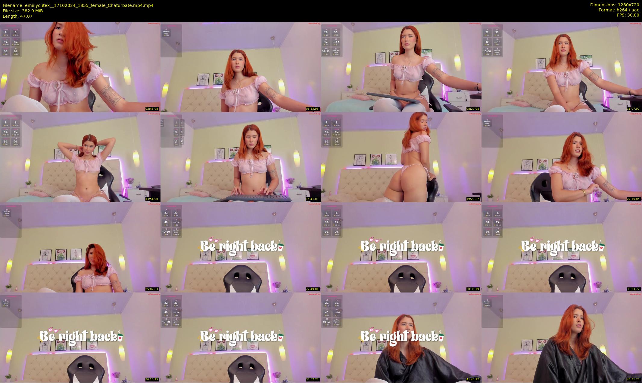emiilycutex_ — 48 minute Chaturbate female cam show recording, 720p, Oct 17, 2024