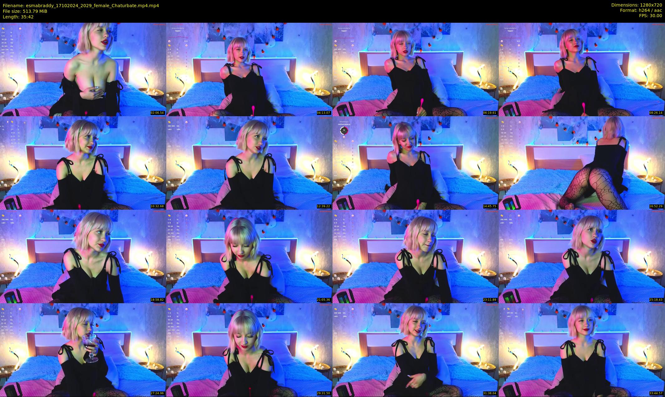 esmabraddy — 36 minute Chaturbate female cam show recording, 720p, Oct 17, 2024
