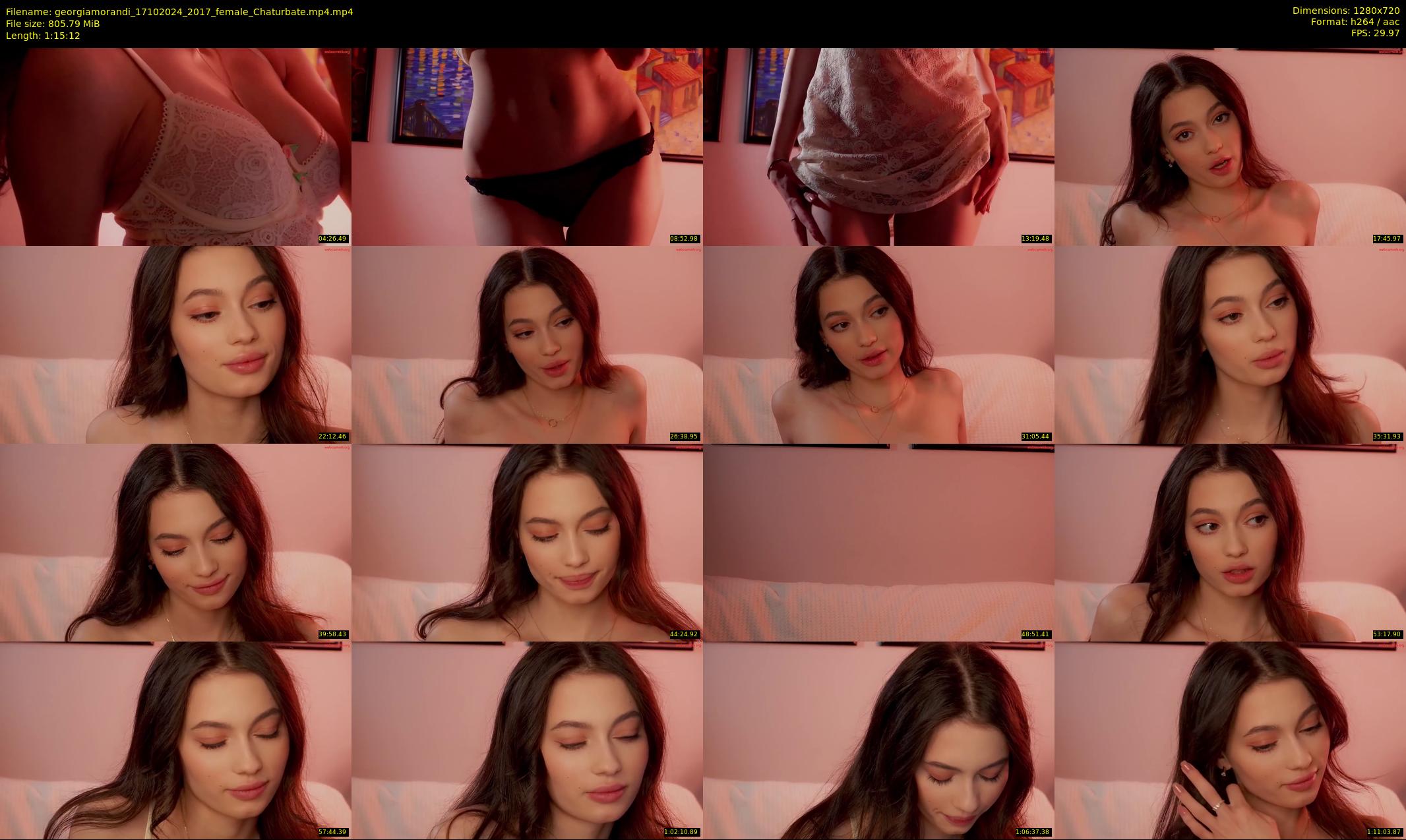 georgiamorandi — 76 minute Chaturbate female cam show recording, 720p, Oct 17, 2024