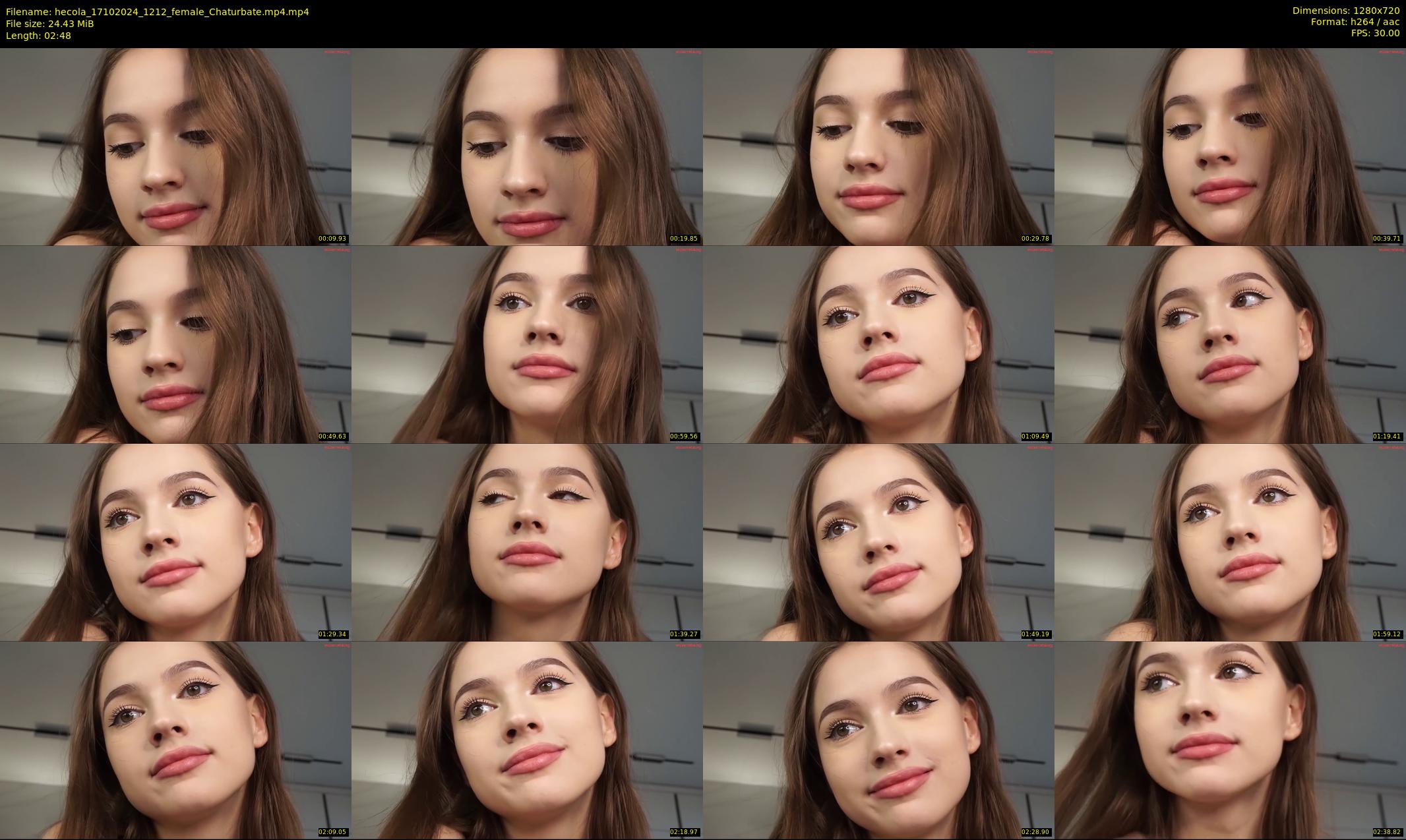 hecola — 3 minute Chaturbate female cam show recording, 720p, Oct 17, 2024