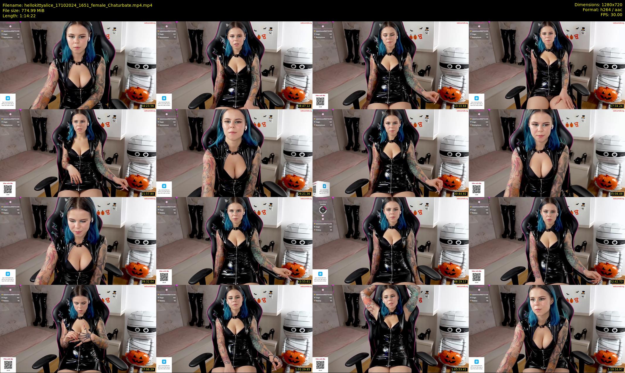 hellokittyalice — 75 minute Chaturbate female cam show recording, 720p, Oct 17, 2024