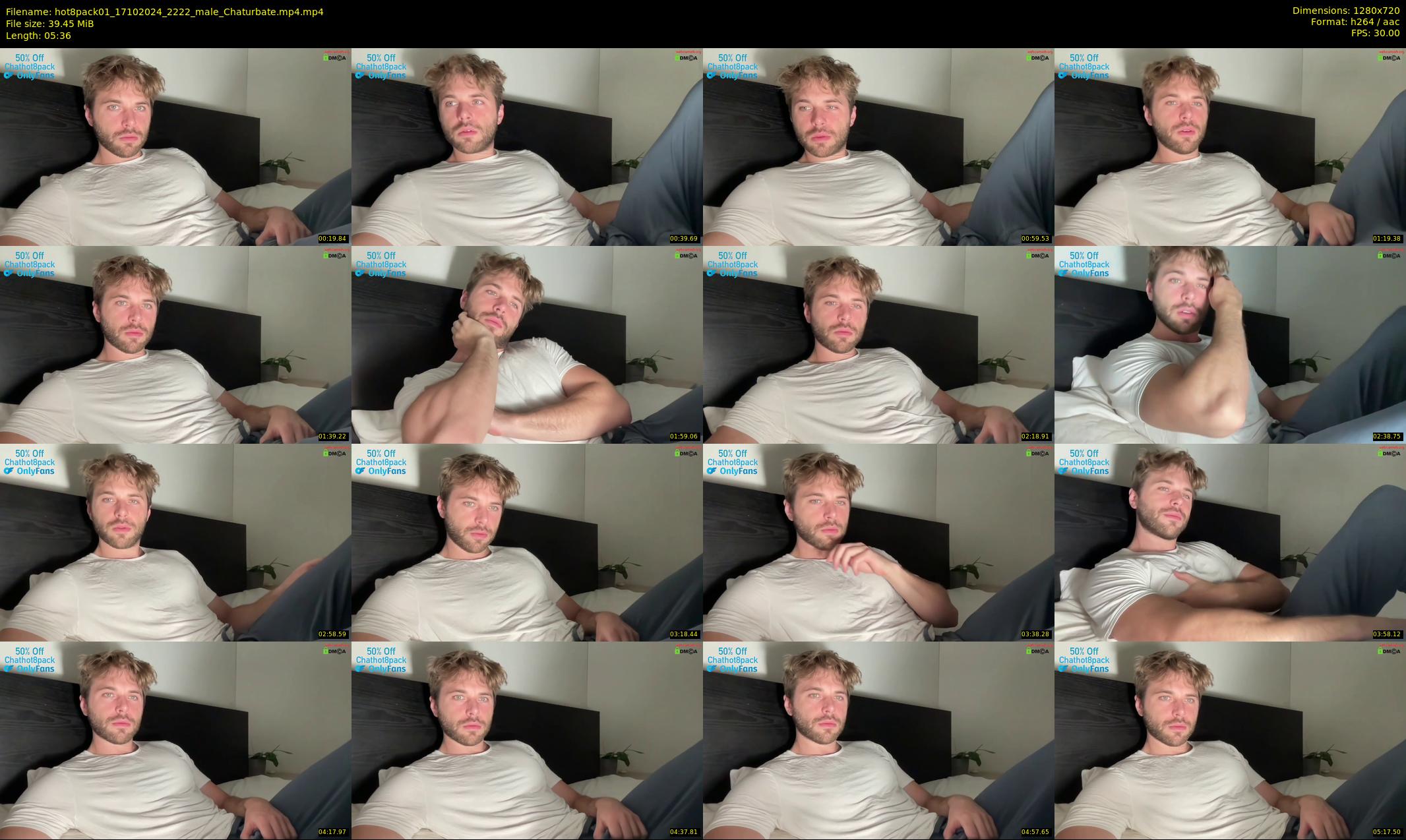 hot8pack01 — 6 minute Chaturbate male cam show recording, 720p, Oct 17, 2024