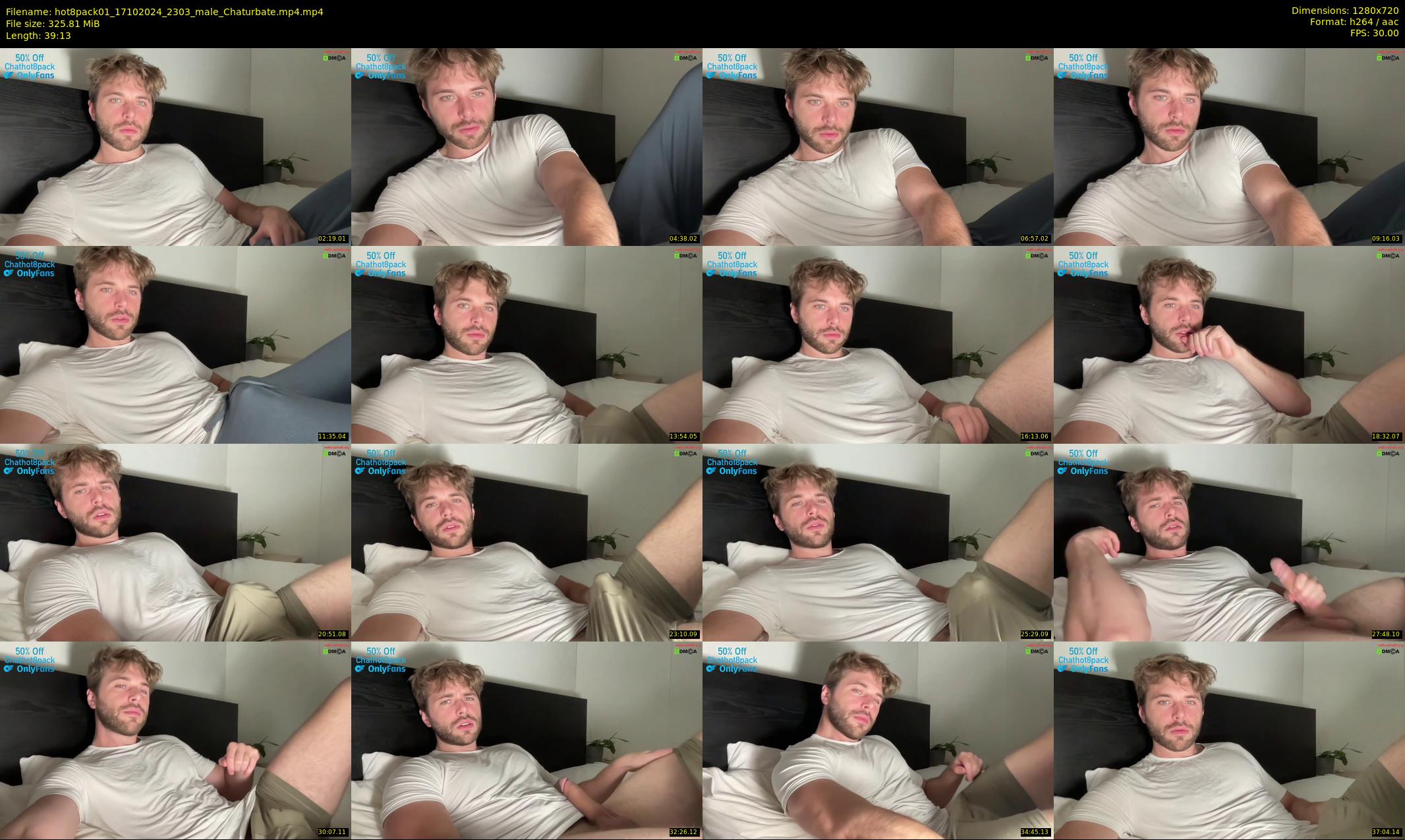 hot8pack01 — 40 minute Chaturbate male cam show recording, 720p, Oct 17, 2024