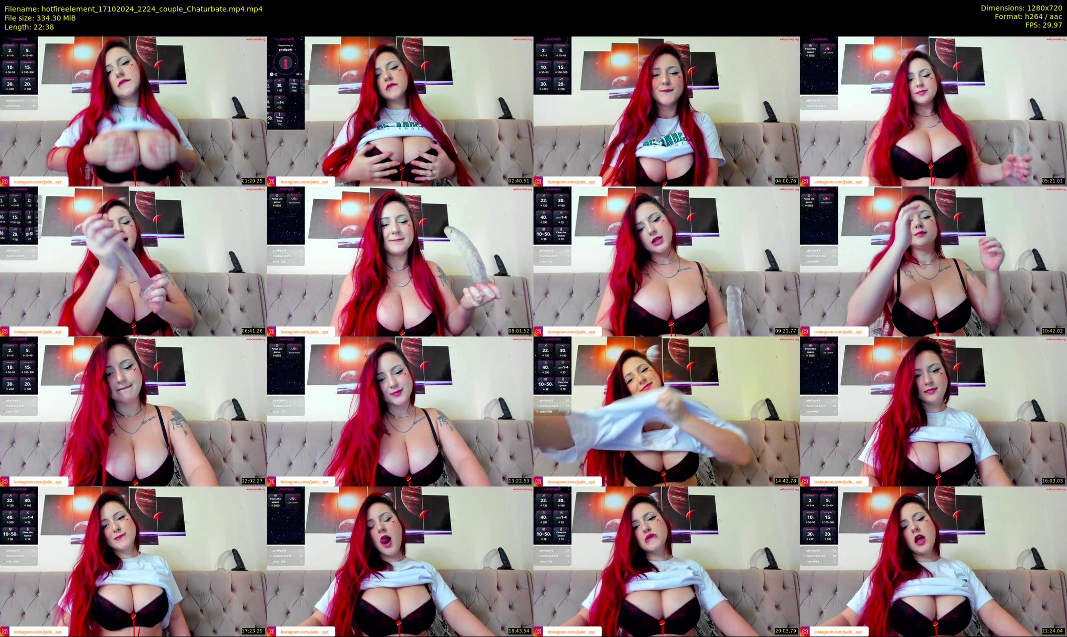 hotfireelement — 23 minute Chaturbate couple cam show recording, 720p, Oct 17, 2024