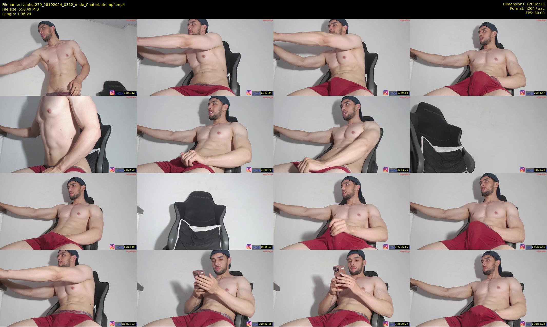 ivanhot279 — 97 minute Chaturbate male cam show recording, 720p, Oct 18, 2024