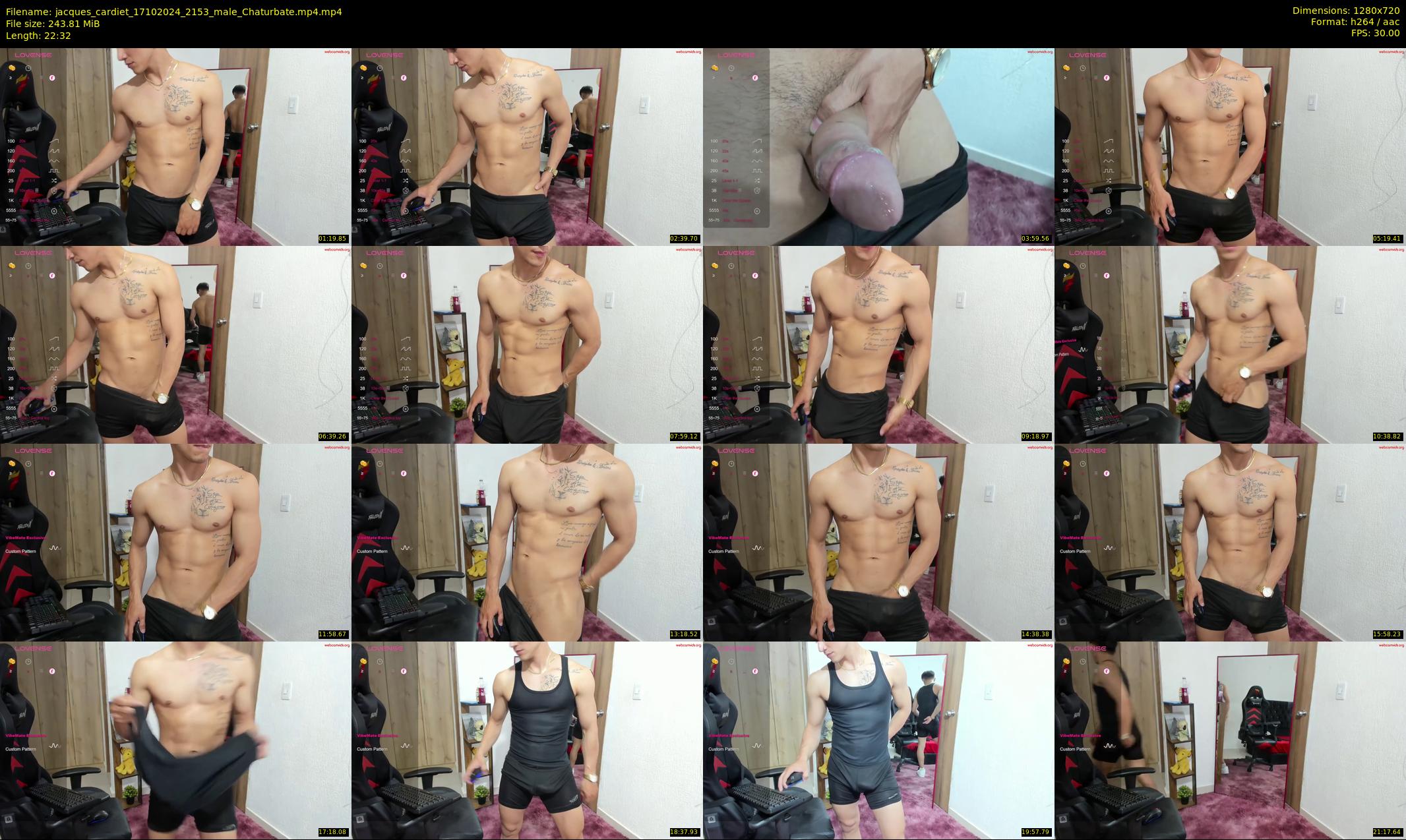 jacques_cardiet — 23 minute Chaturbate male cam show recording, 720p, Oct 17, 2024