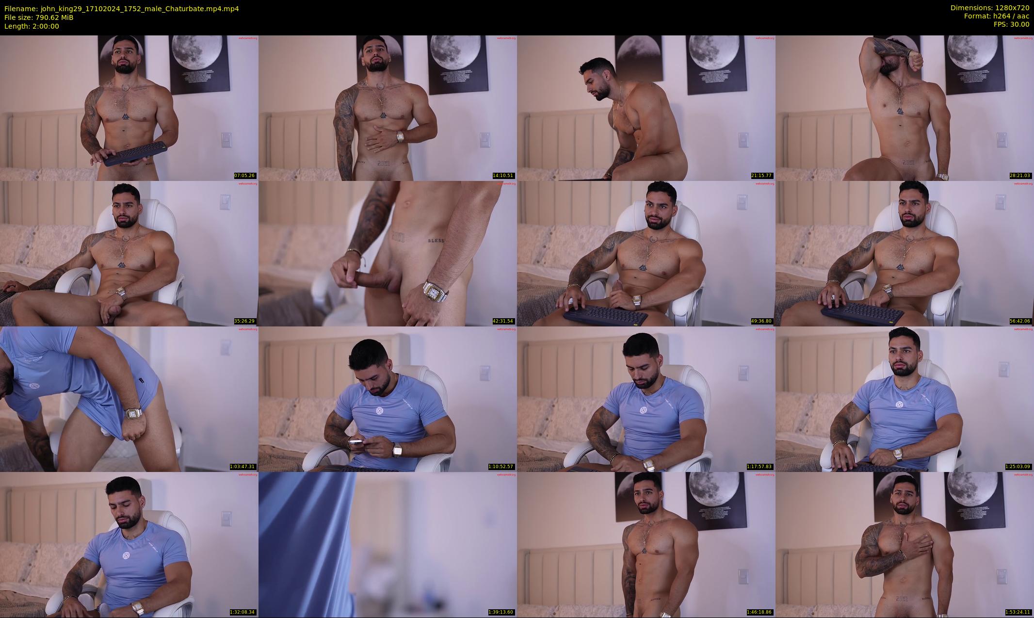 john_king29 — 120 minute Chaturbate male cam show recording, 720p, Oct 17, 2024
