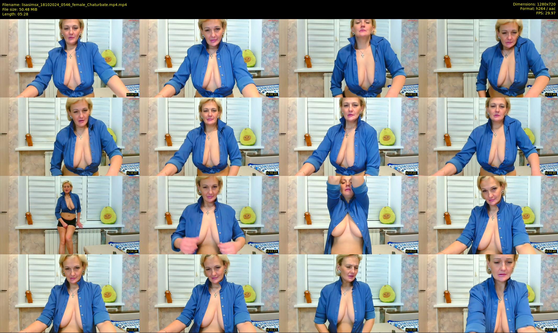 lisasimsx — 6 minute Chaturbate female cam show recording, 720p, Oct 18, 2024