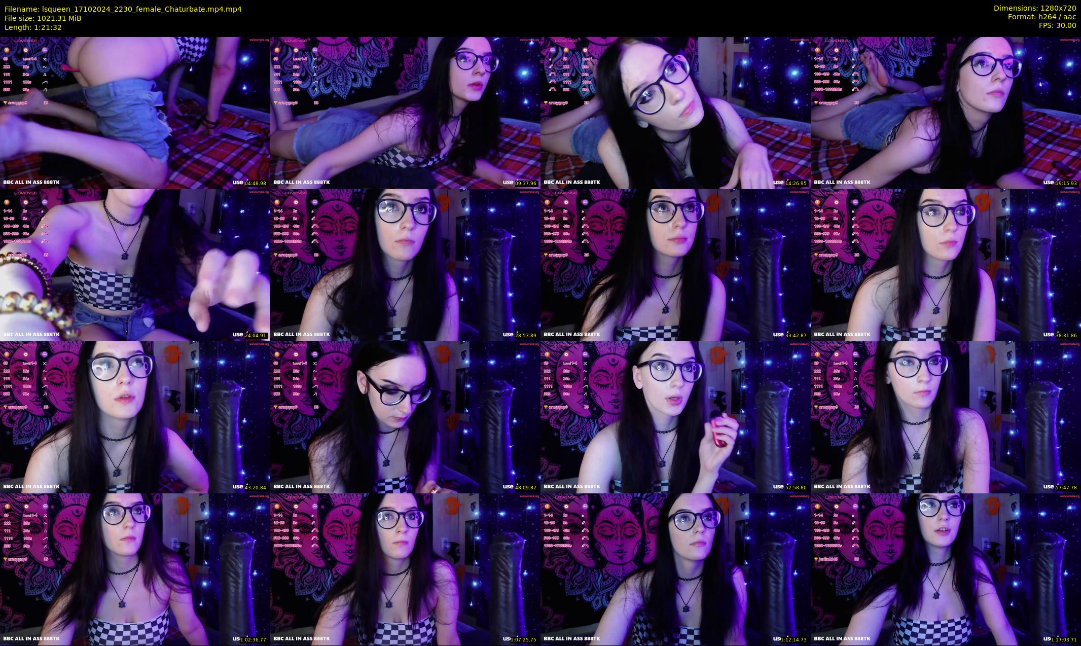 lsqueen — 82 minute Chaturbate female cam show recording, 720p, Oct 17, 2024