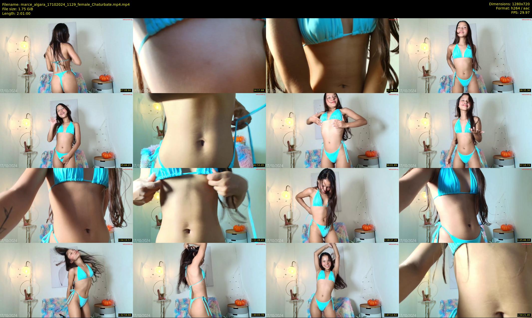 marce_algara — 121 minute Chaturbate female cam show recording, 720p, Oct 17, 2024