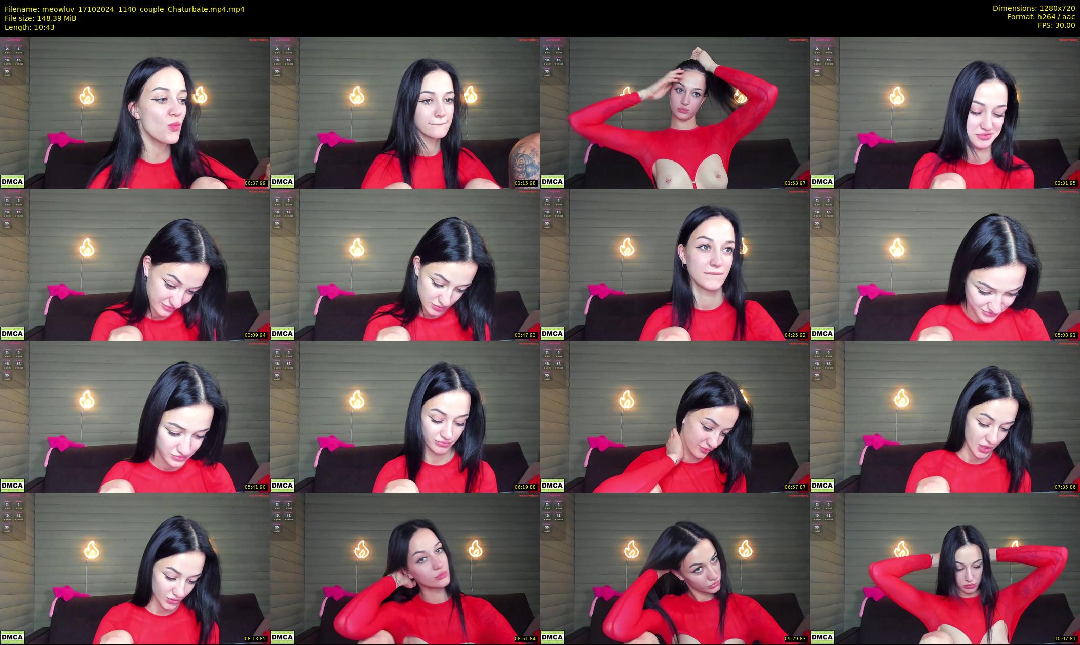 meowluv — 11 minute Chaturbate couple cam show recording, 720p, Oct 17, 2024