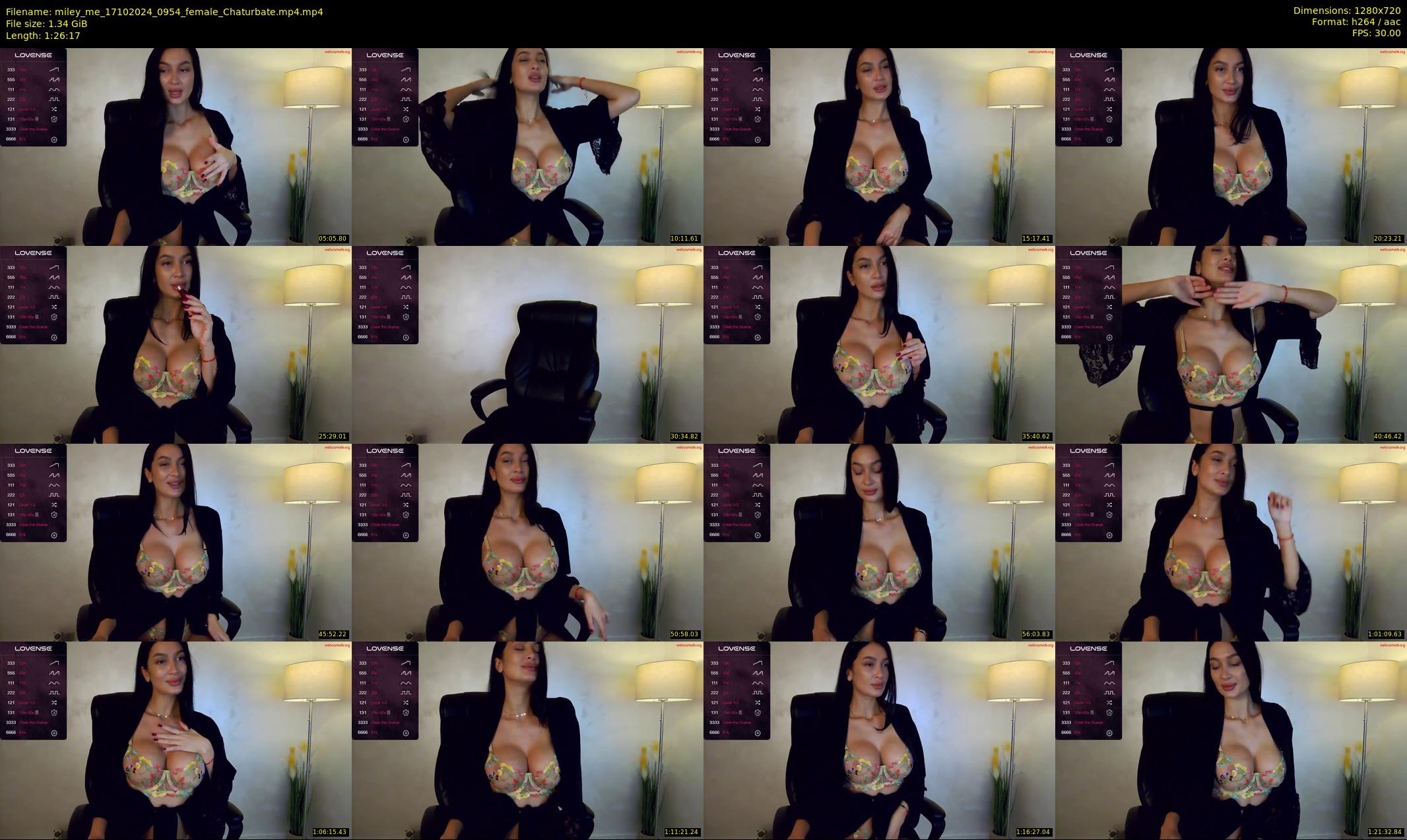 miley_me — 87 minute Chaturbate female cam show recording, 720p, Oct 17, 2024