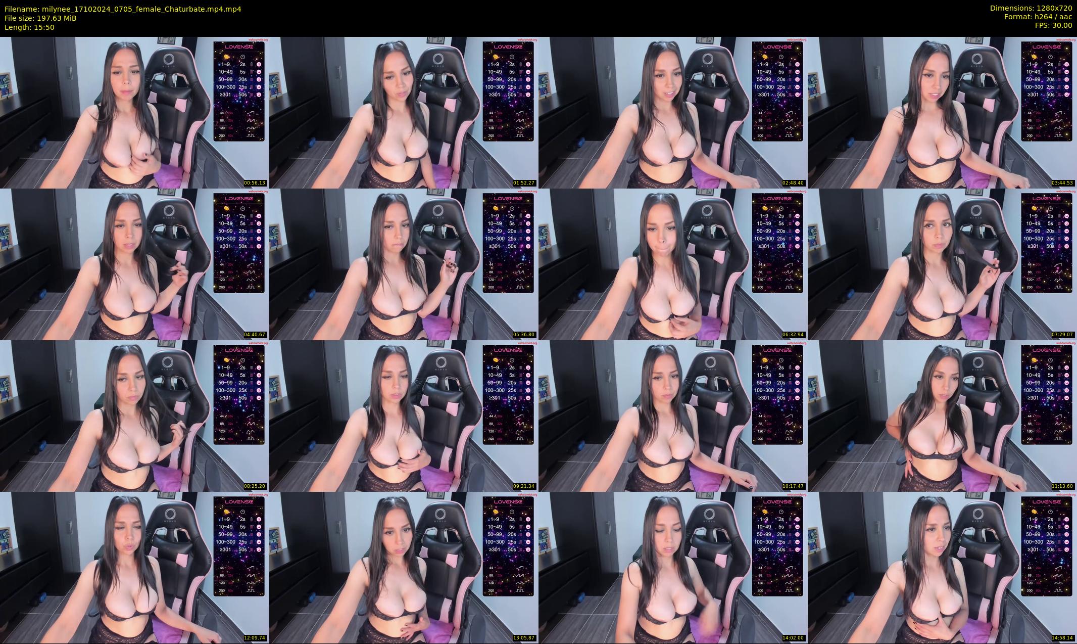 milynee — 16 minute Chaturbate female cam show recording, 720p, Oct 17, 2024
