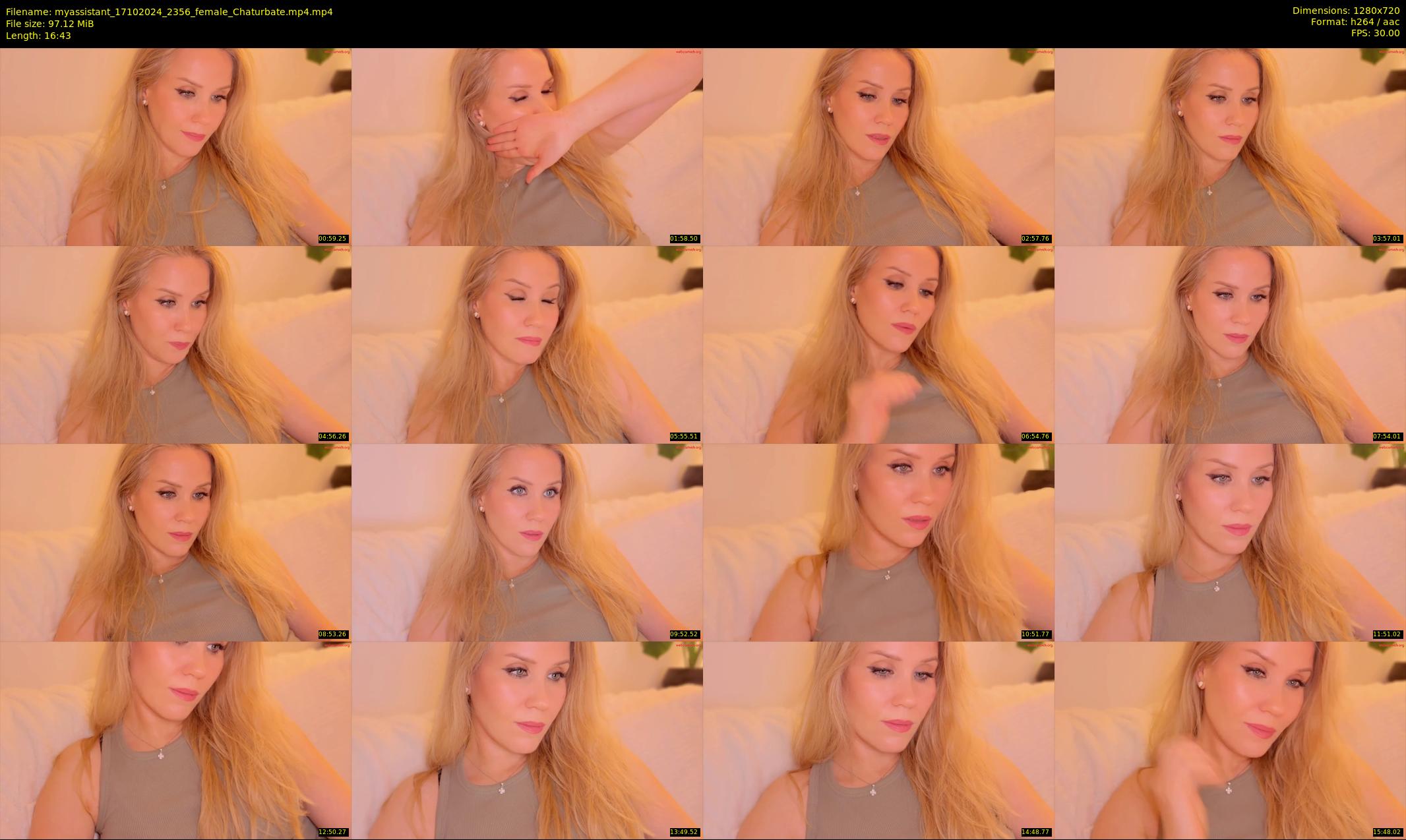 myassistant — 17 minute Chaturbate female cam show recording, 720p, Oct 17, 2024