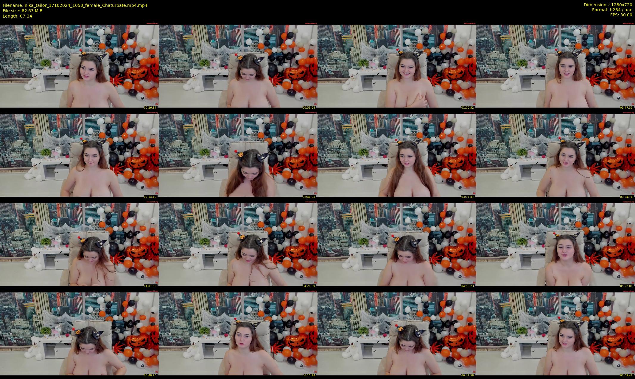 nika_tailor — 8 minute Chaturbate female cam show recording, 720p, Oct 17, 2024