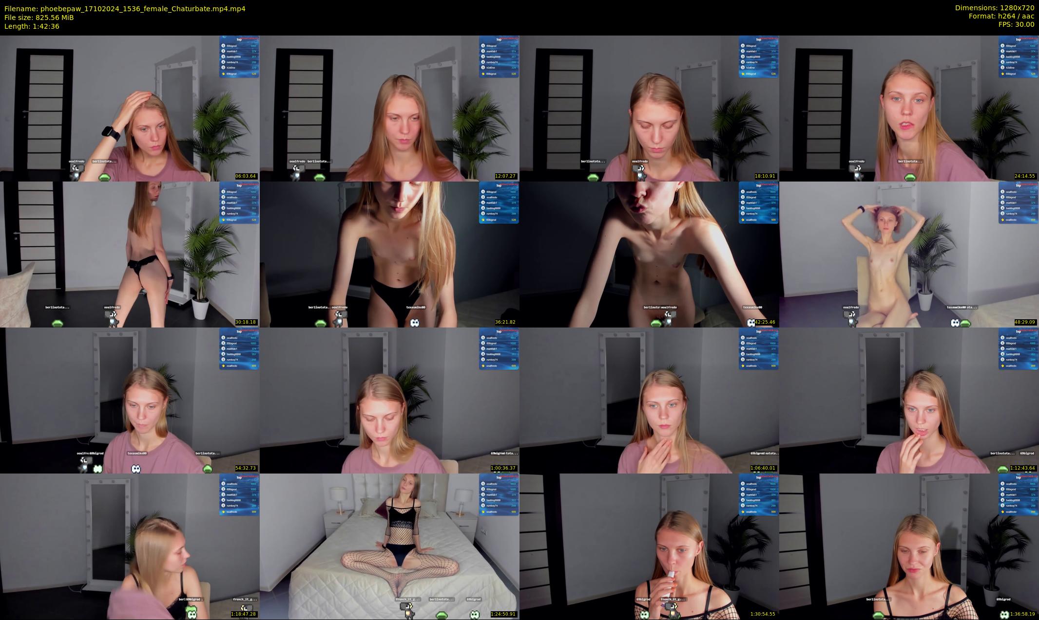 phoebepaw — 103 minute Chaturbate female cam show recording, 720p, Oct 17, 2024