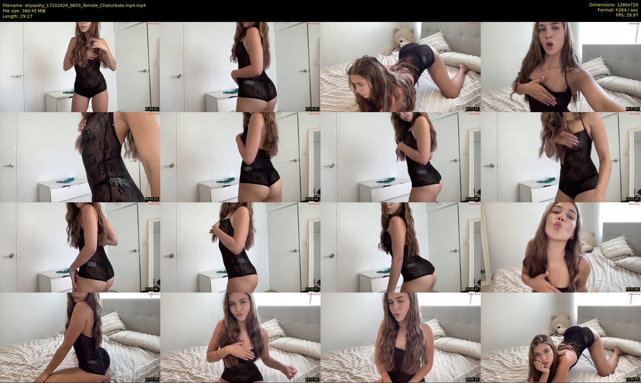 shysashy — 30 minute Chaturbate female cam show recording, 720p, Oct 17, 2024