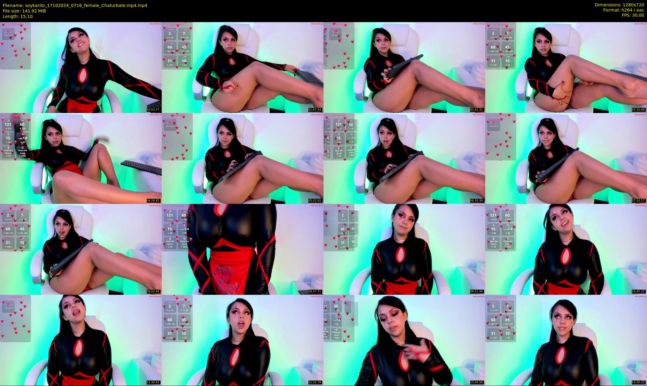 soykarito — 16 minute Chaturbate female cam show recording, 720p, Oct 17, 2024