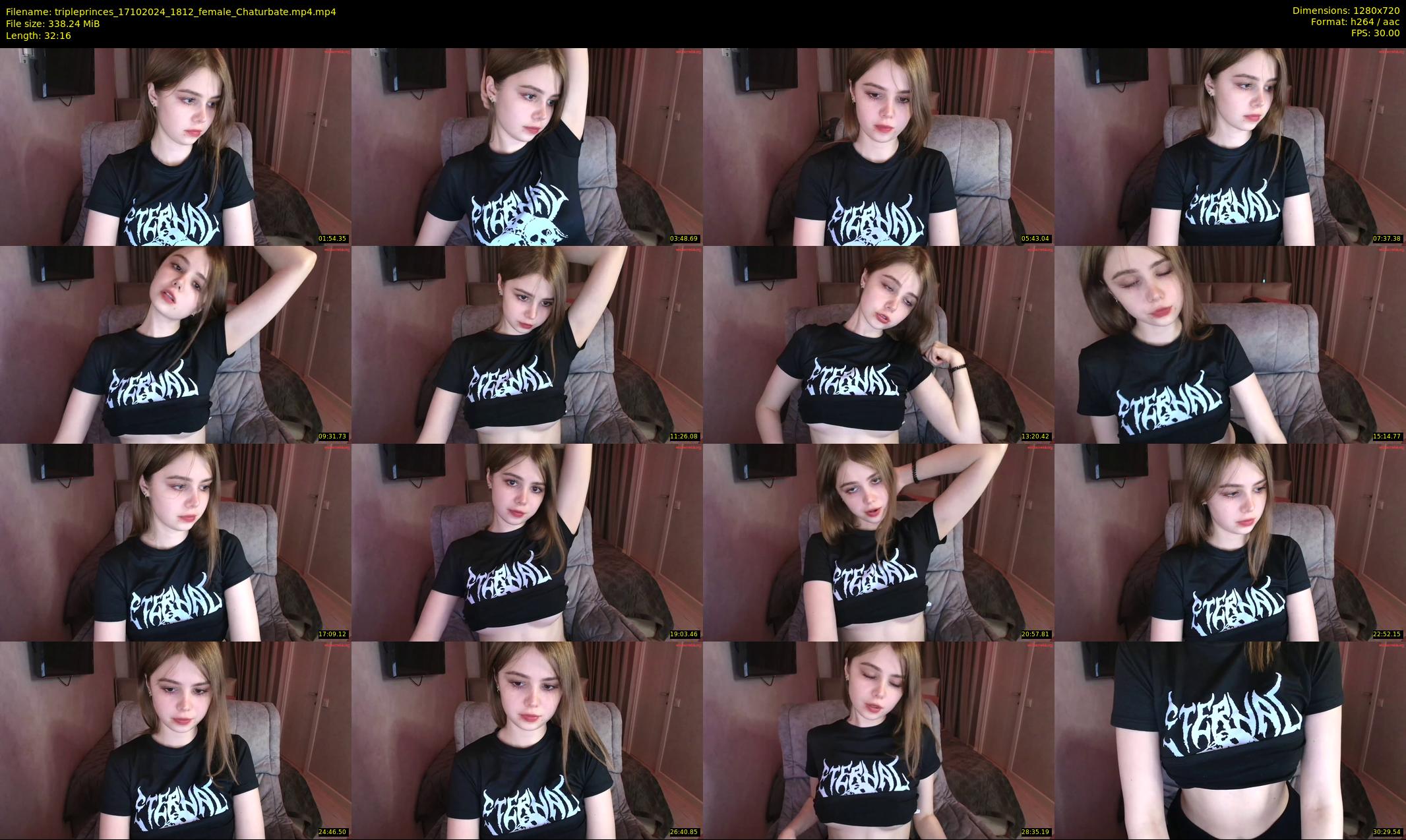 tripleprinces — 33 minute Chaturbate female cam show recording, 720p, Oct 17, 2024
