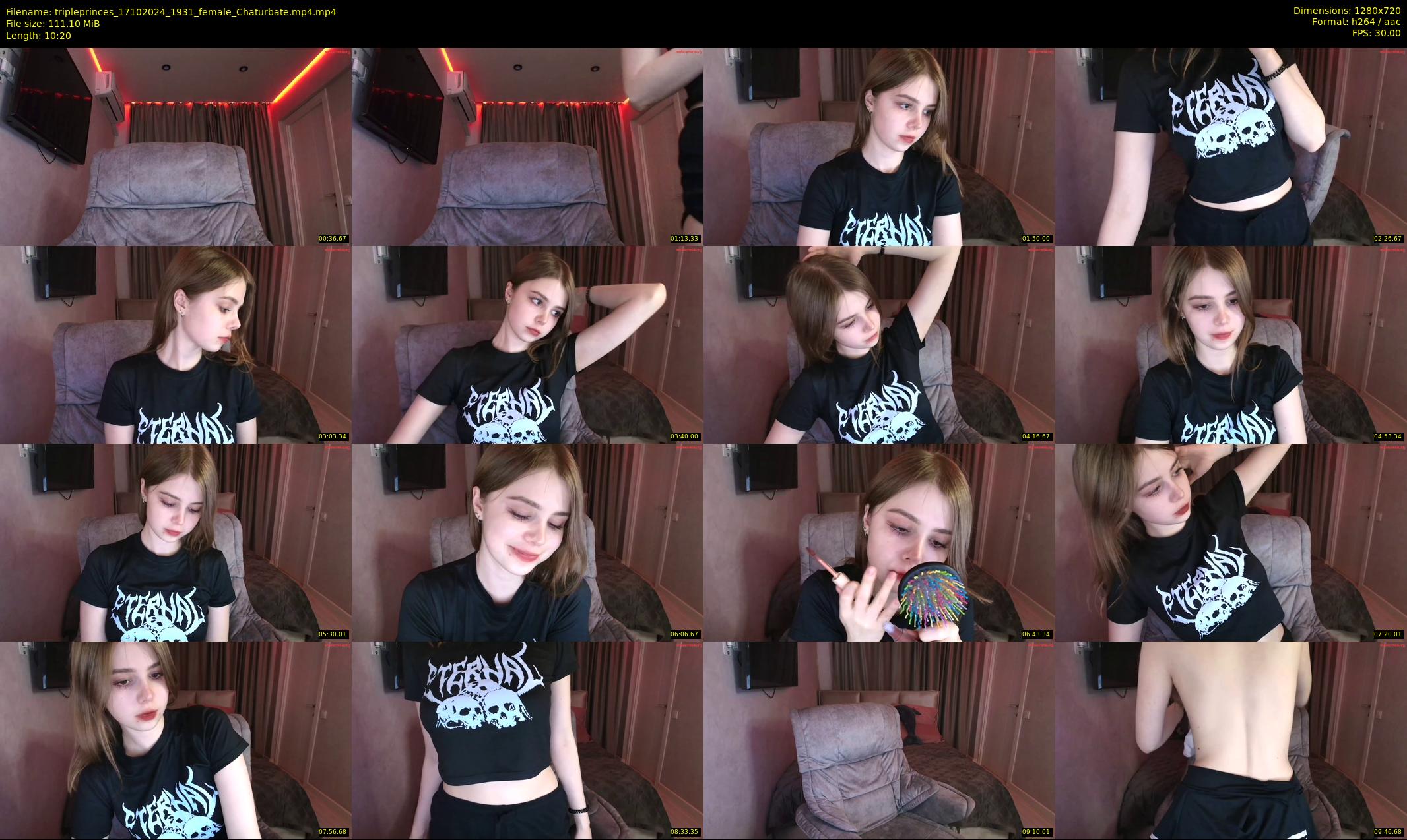 tripleprinces — 11 minute Chaturbate female cam show recording, 720p, Oct 17, 2024