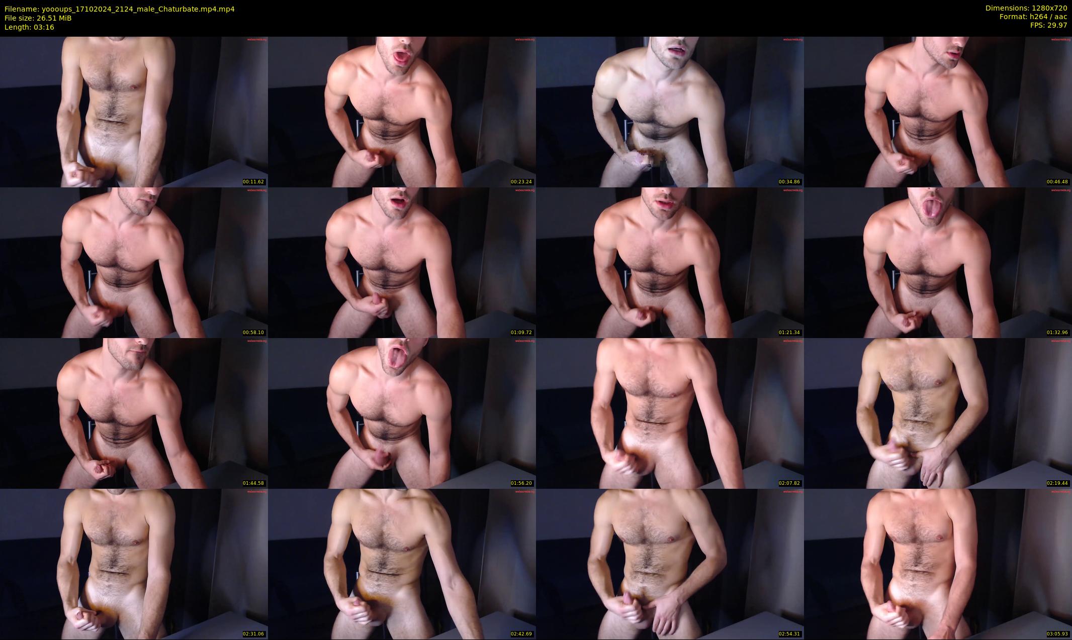 yoooups — 4 minute Chaturbate male cam show recording, 720p, Oct 17, 2024