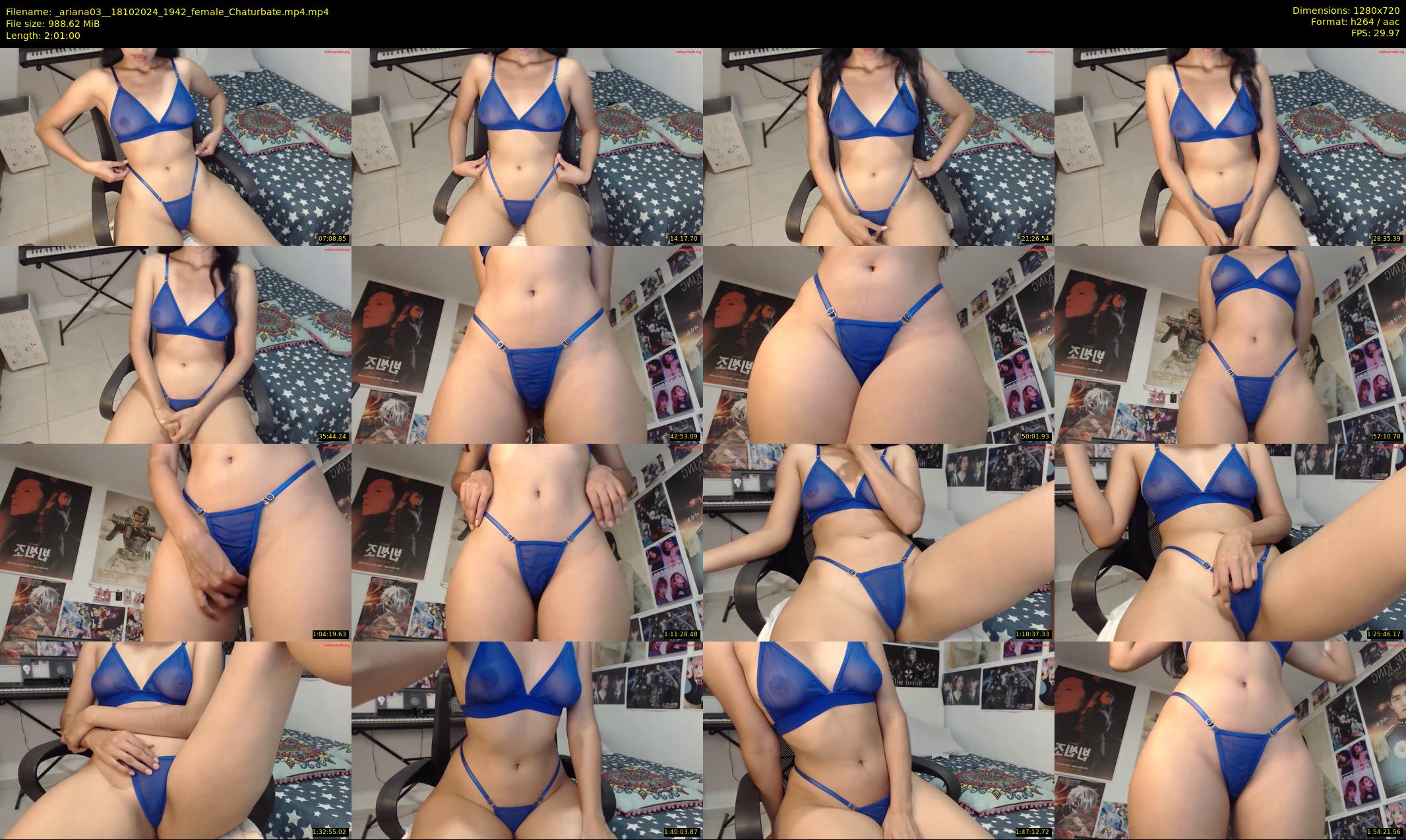 _ariana03_ — 121 minute Chaturbate female cam show recording, 720p, Oct 18, 2024