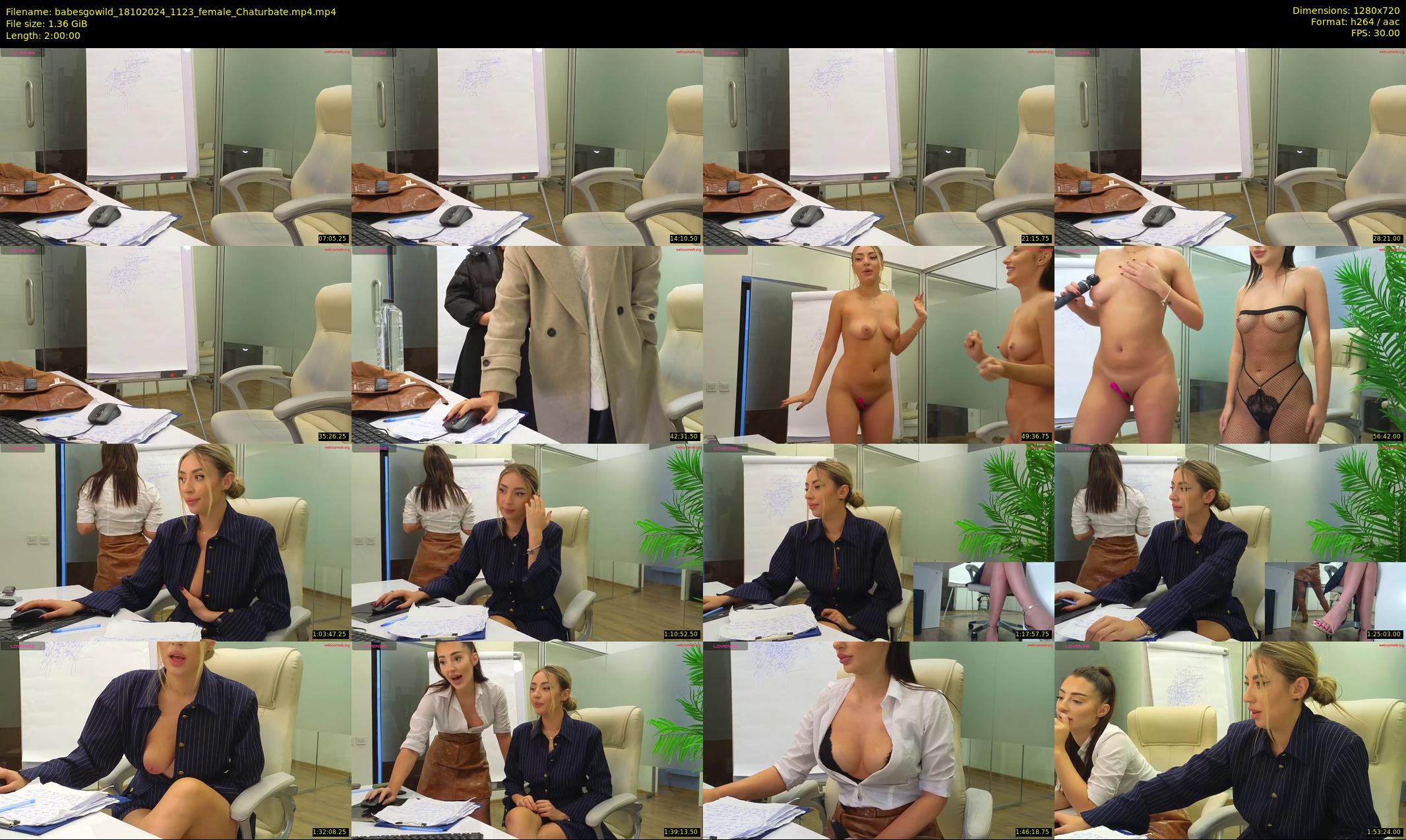 babesgowild — 120 minute Chaturbate couple cam show recording, 720p, Oct 18, 2024