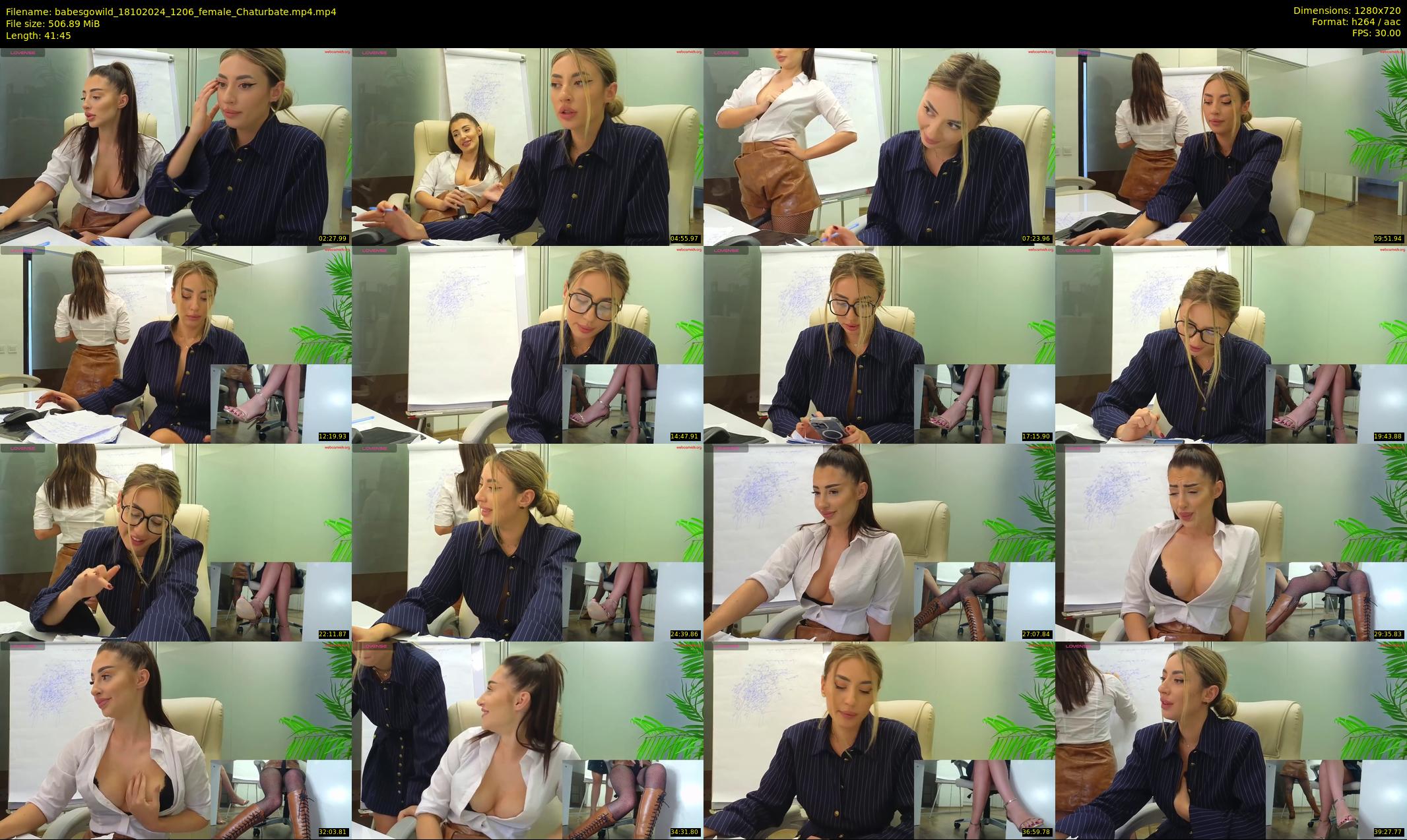 babesgowild — 42 minute Chaturbate couple cam show recording, 720p, Oct 18, 2024