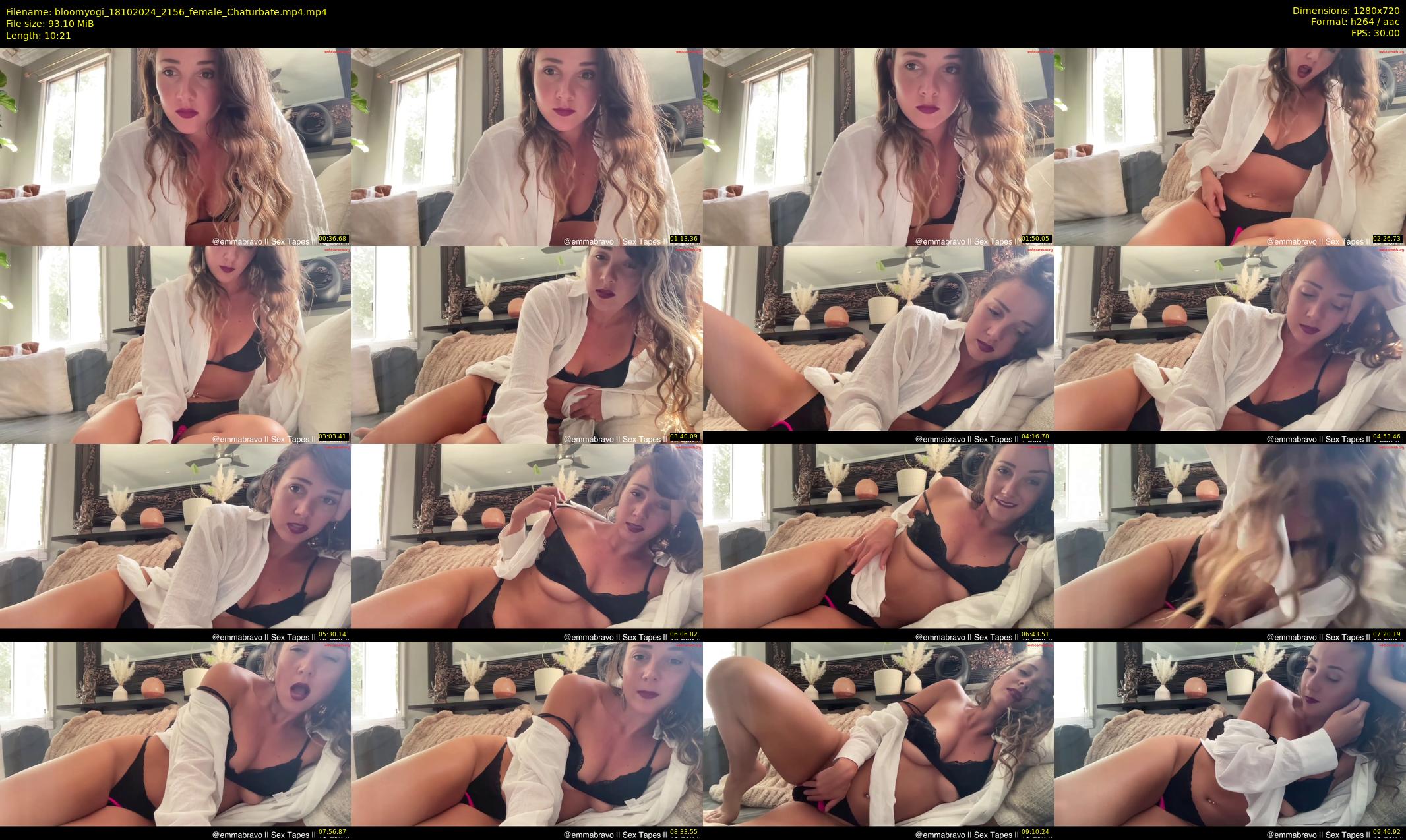 bloomyogi — 11 minute Chaturbate female cam show recording, 720p, Oct 18, 2024
