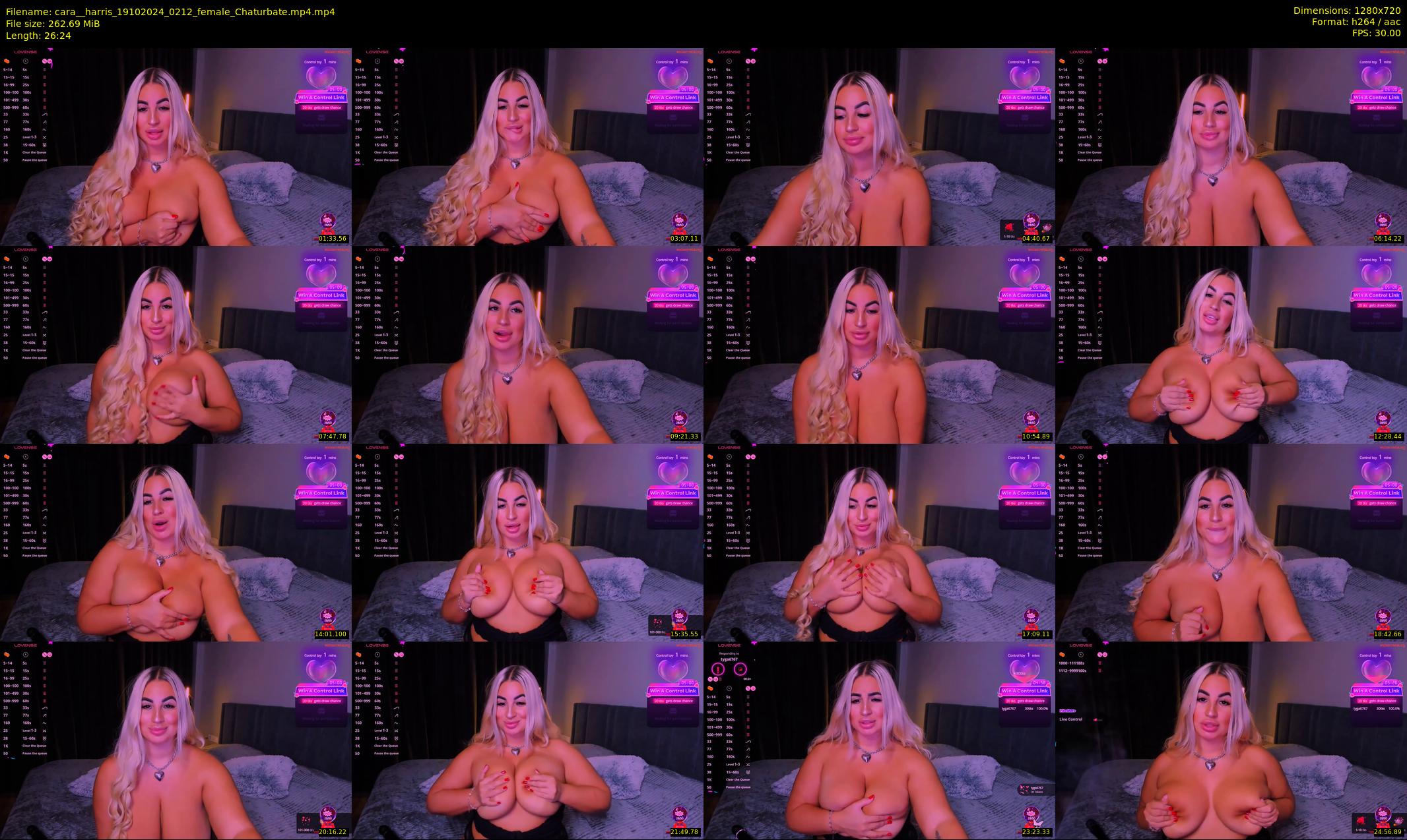 cara__harris — 27 minute Chaturbate female cam show recording, 720p, Oct 19, 2024