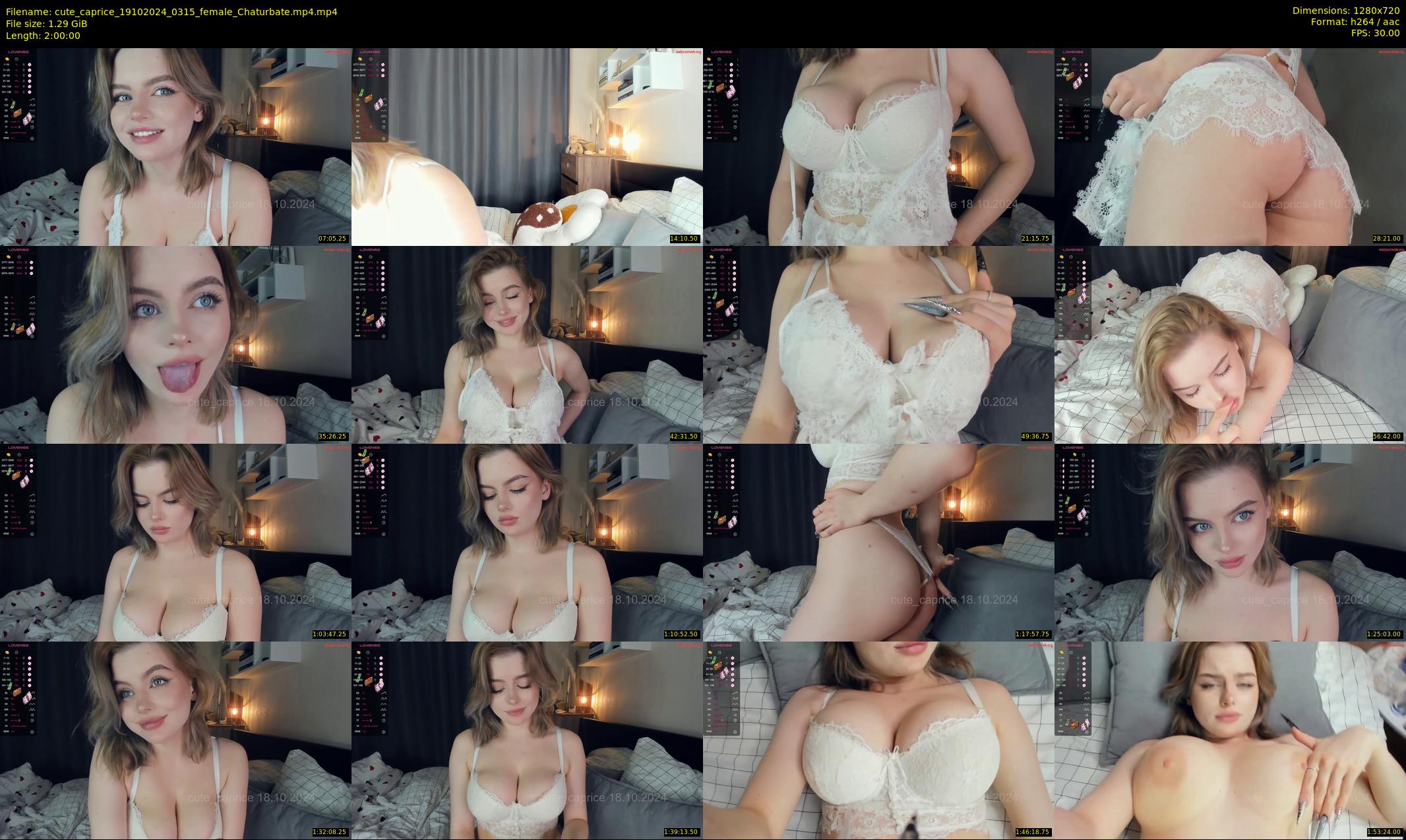 cute_caprice — 120 minute Chaturbate female cam show recording, 720p, Oct 19, 2024