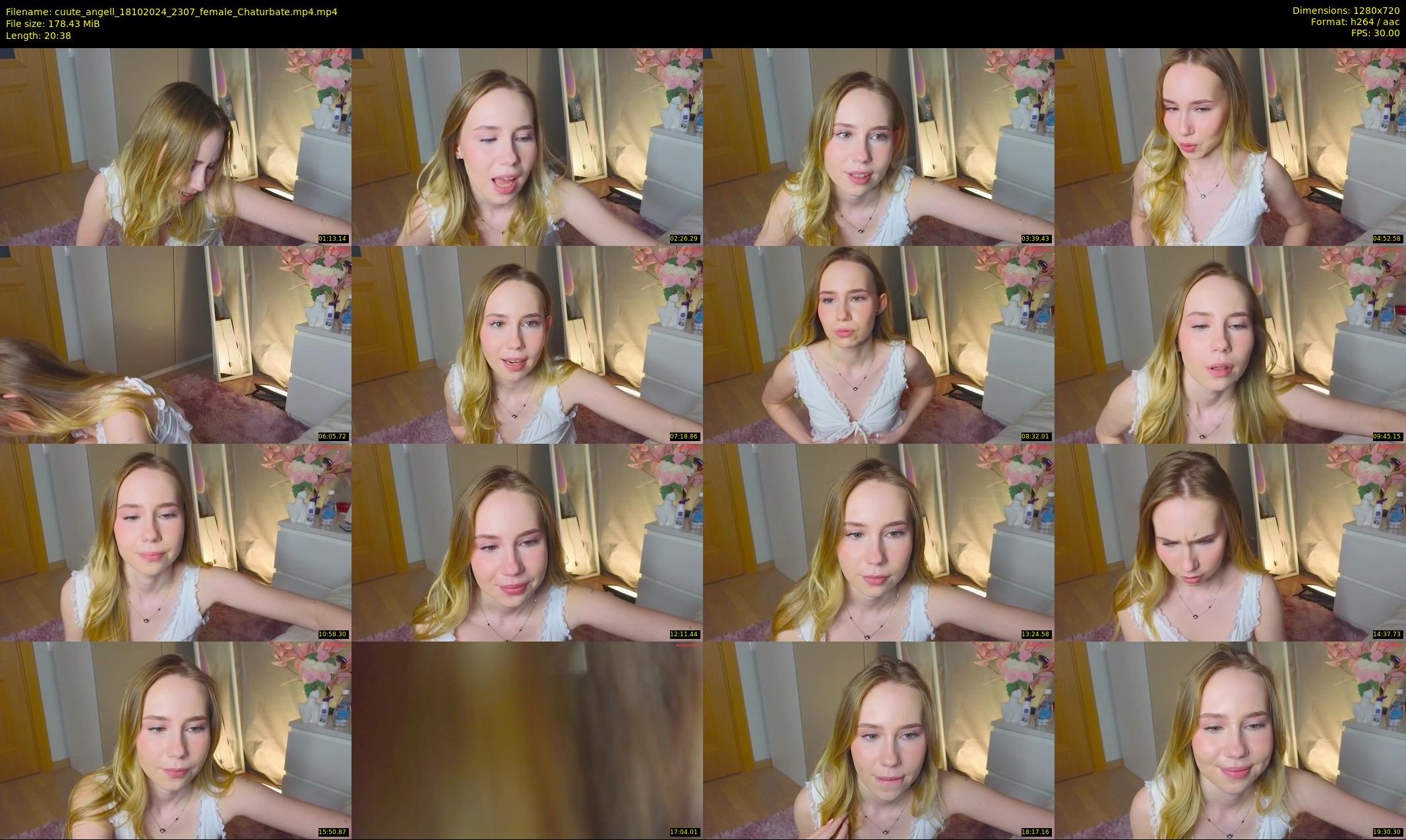 cuute_angell — 21 minute Chaturbate female cam show recording, 720p, Oct 18, 2024