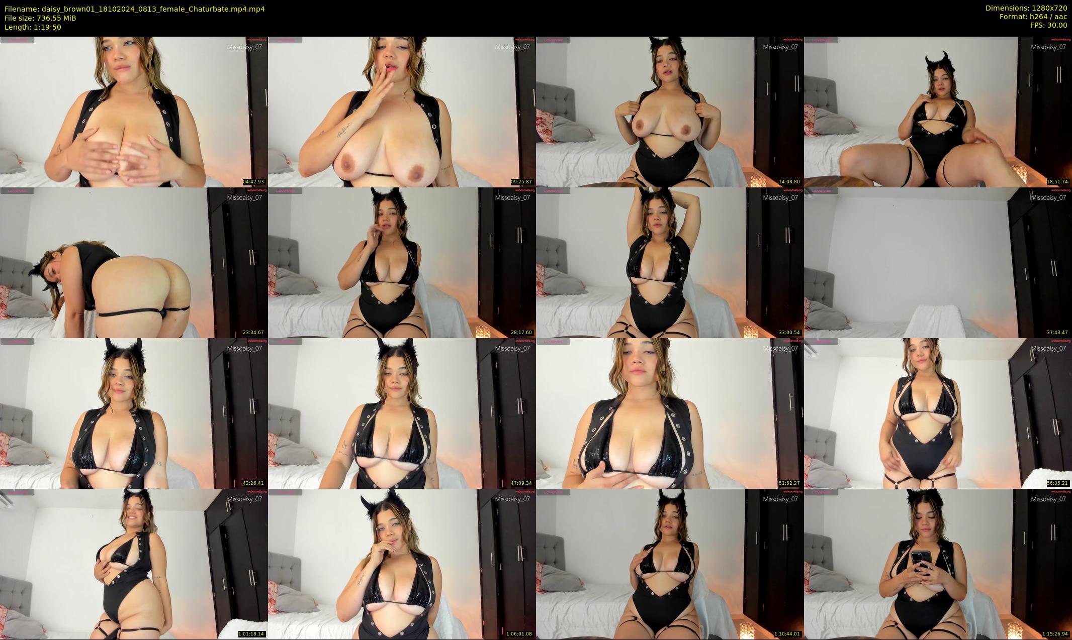 daisy_brown01 — 80 minute Chaturbate female cam show recording, 720p, Oct 18, 2024
