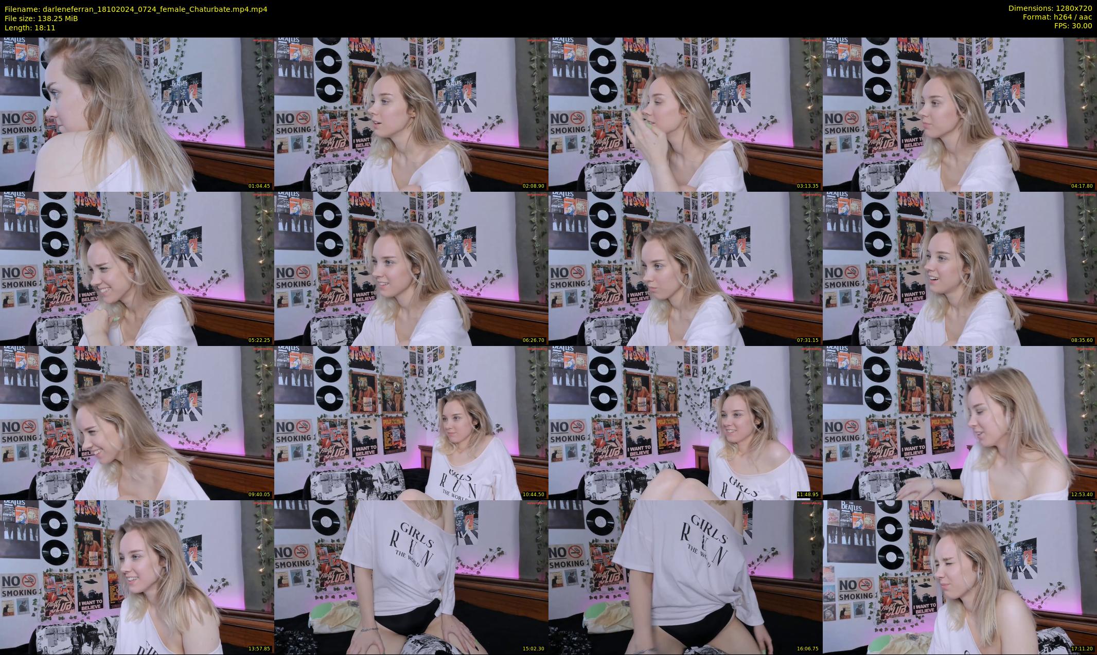 darleneferran — 19 minute Chaturbate female cam show recording, 720p, Oct 18, 2024