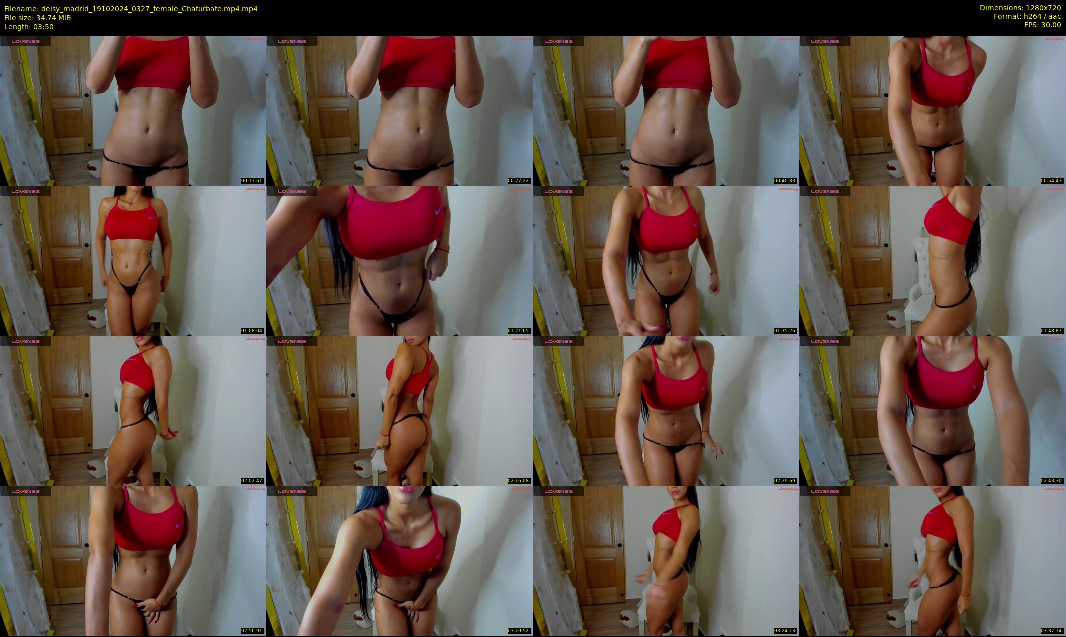deisy_madrid — 4 minute Chaturbate female cam show recording, 720p, Oct 19, 2024