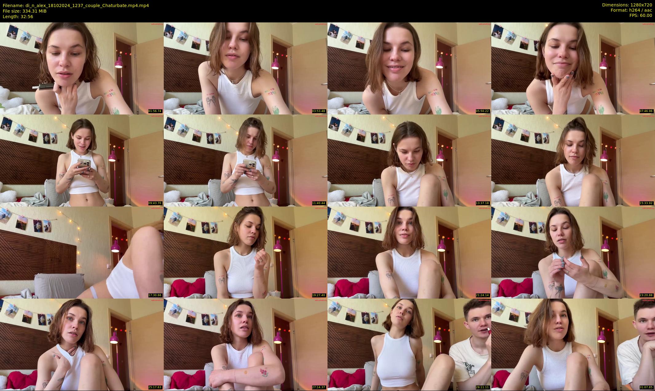 di_n_alex — 33 minute Chaturbate couple cam show recording, 720p, Oct 18, 2024