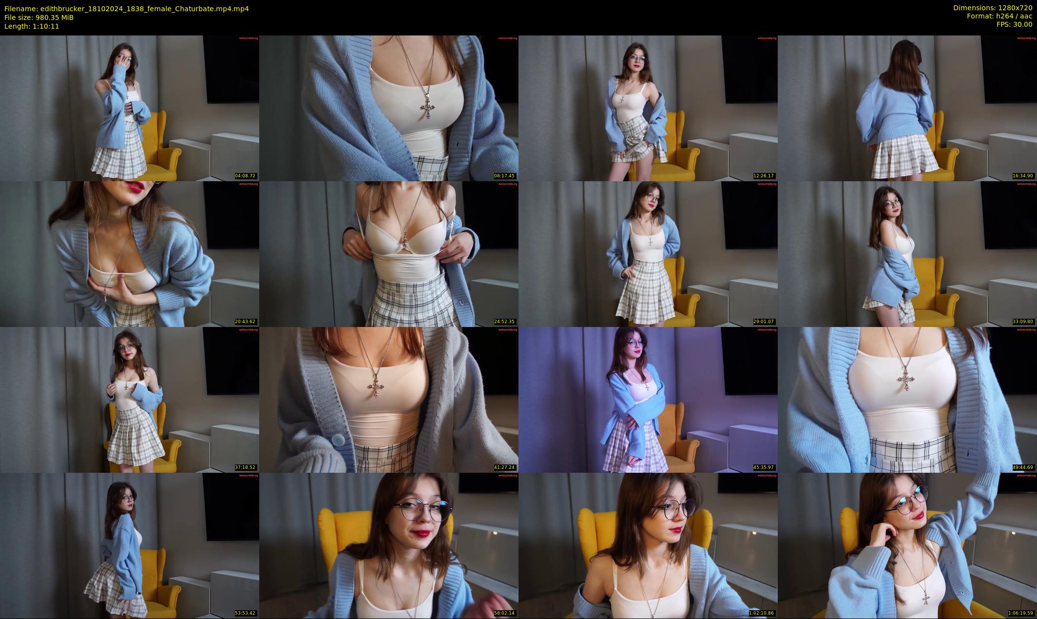 edithbrucker — 71 minute Chaturbate female cam show recording, 720p, Oct 18, 2024