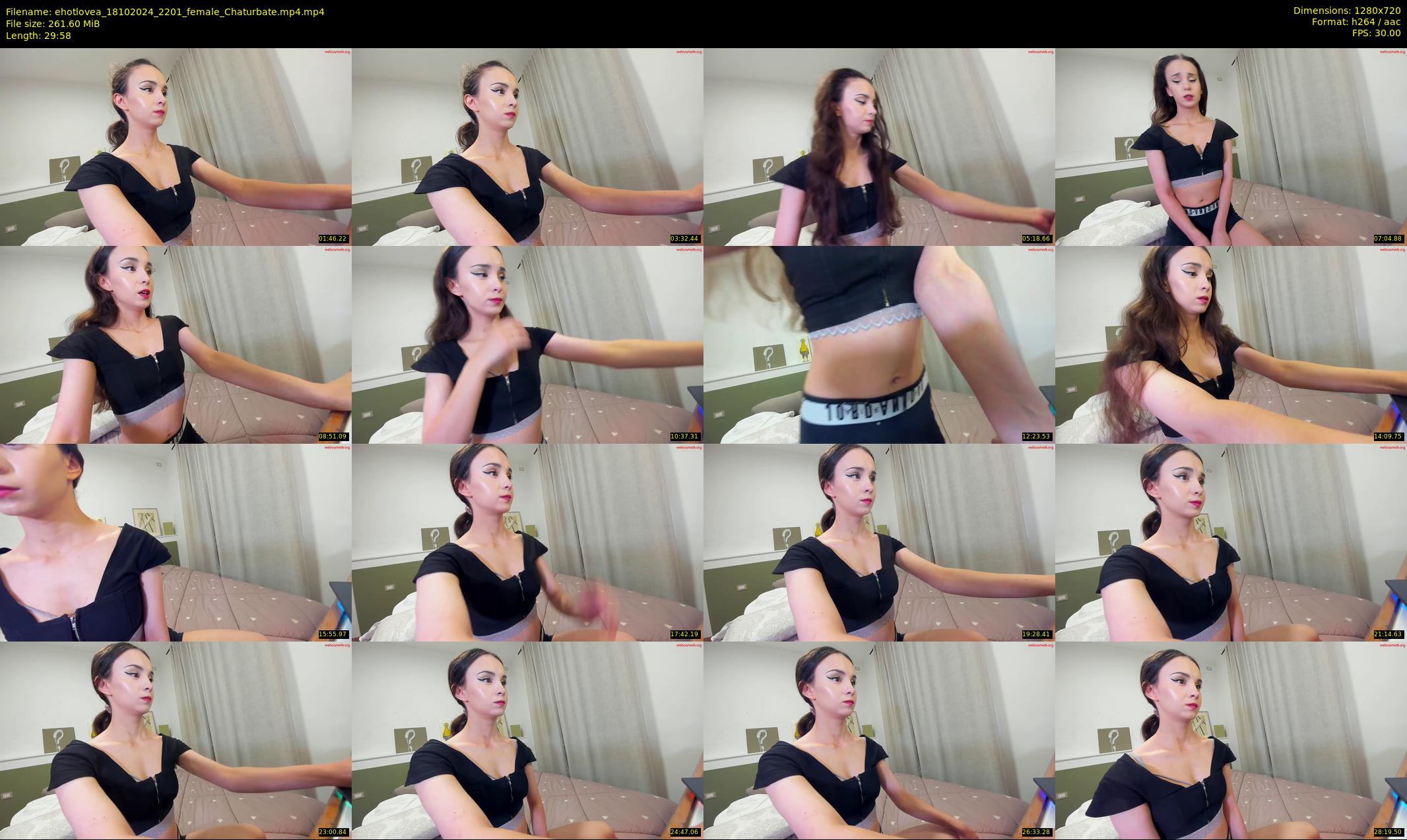 ehotlovea — 30 minute Chaturbate female cam show recording, 720p, Oct 18, 2024
