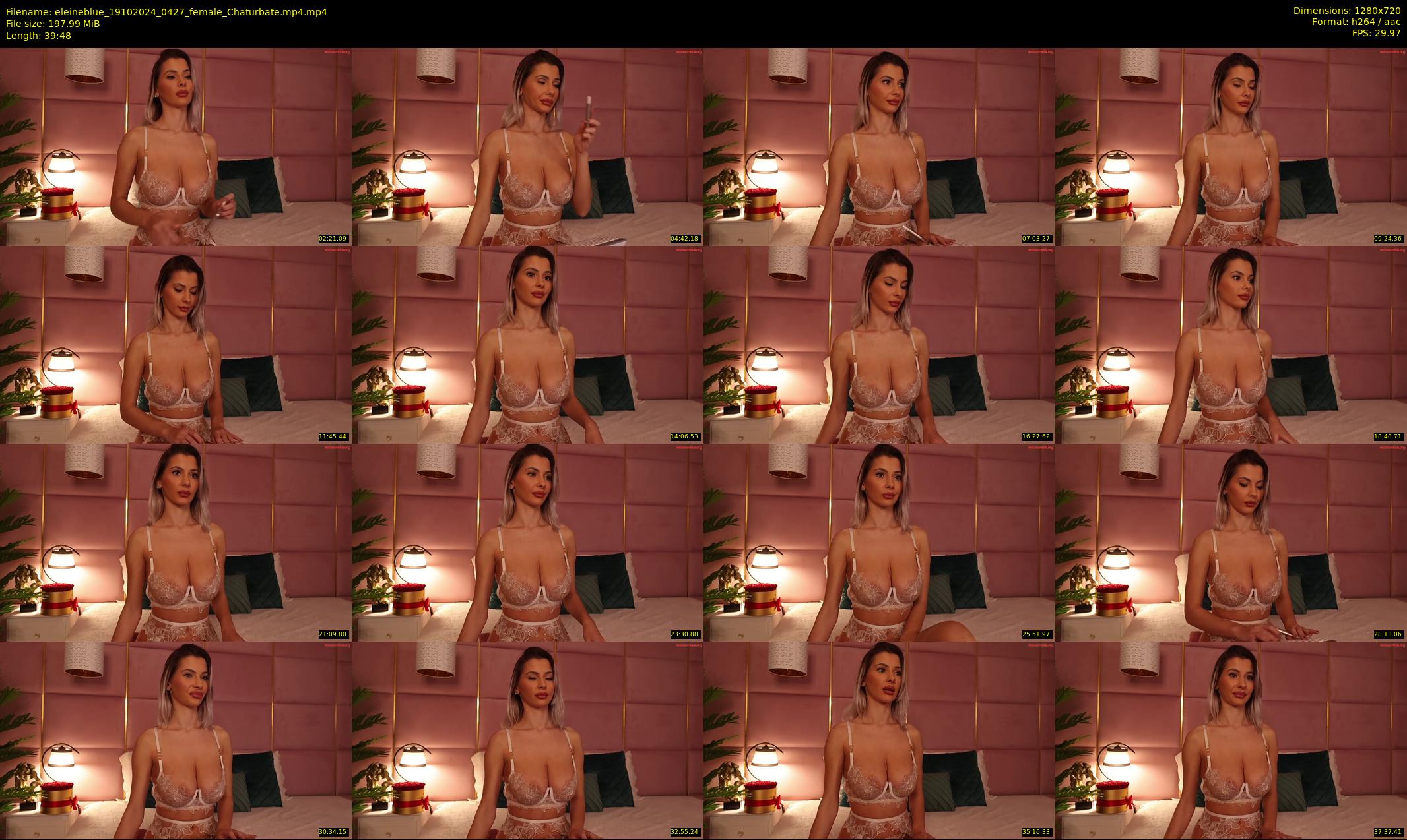 eleineblue — 40 minute Chaturbate female cam show recording, 720p, Oct 19, 2024
