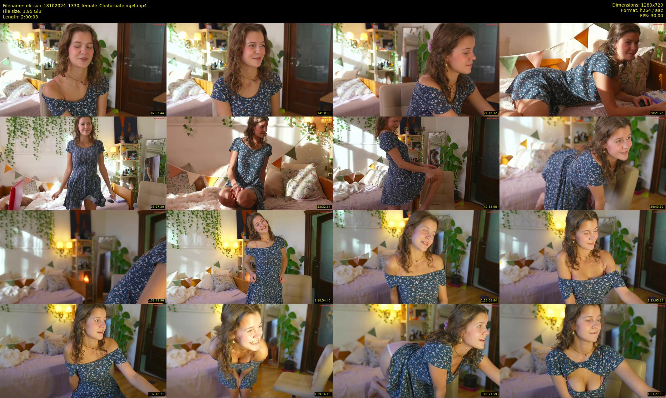 eli_sun — 121 minute Chaturbate female cam show recording, 720p, Oct 18, 2024