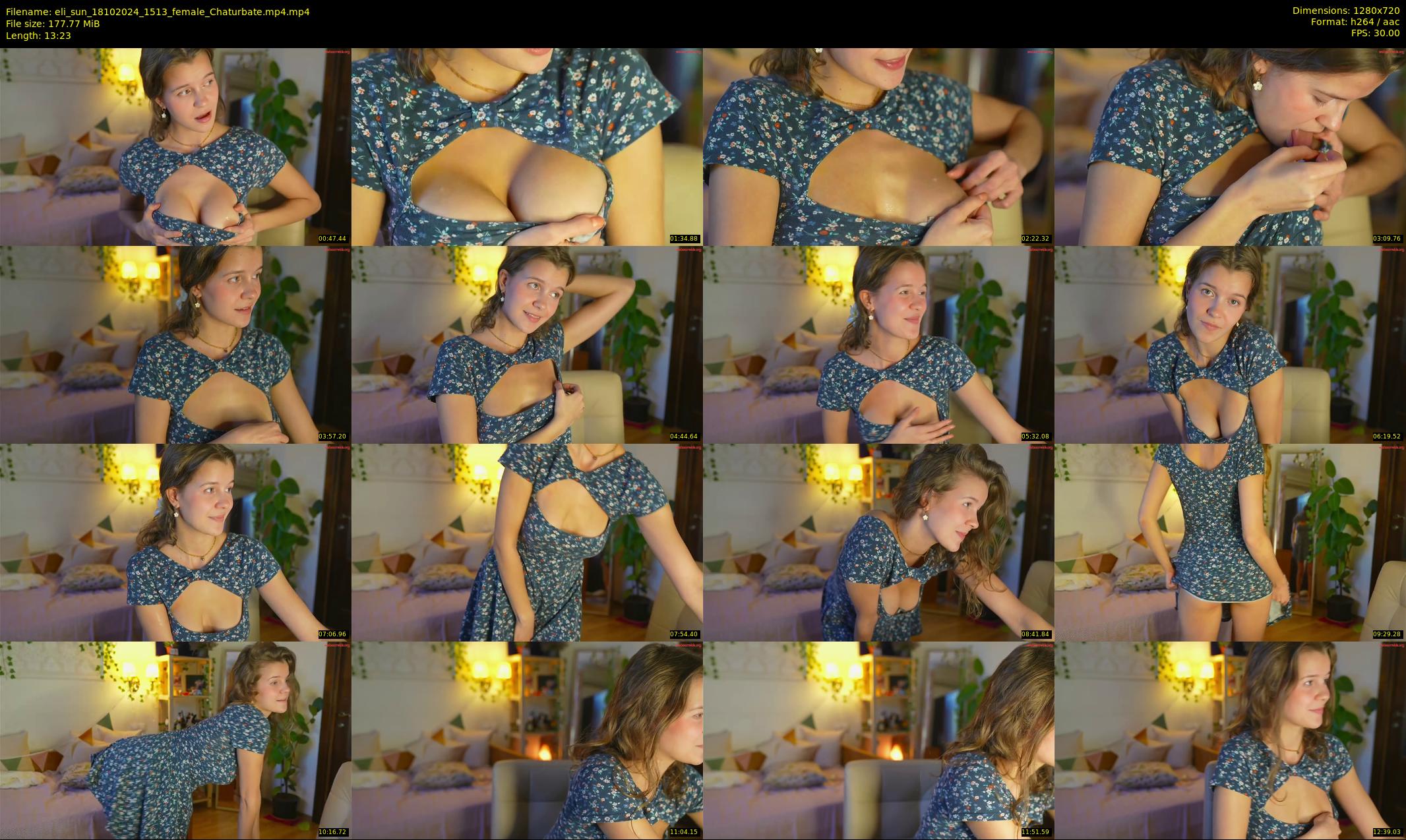 eli_sun — 14 minute Chaturbate female cam show recording, 720p, Oct 18, 2024