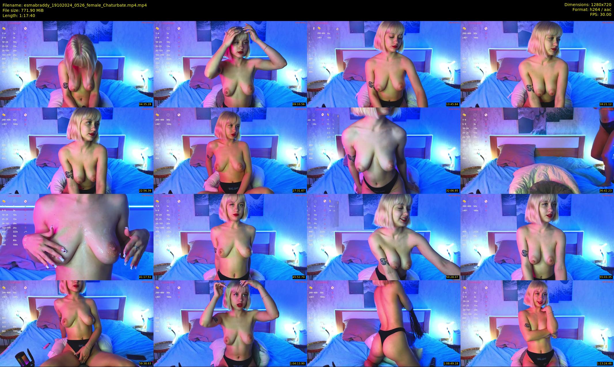 esmabraddy — 78 minute Chaturbate female cam show recording, 720p, Oct 19, 2024
