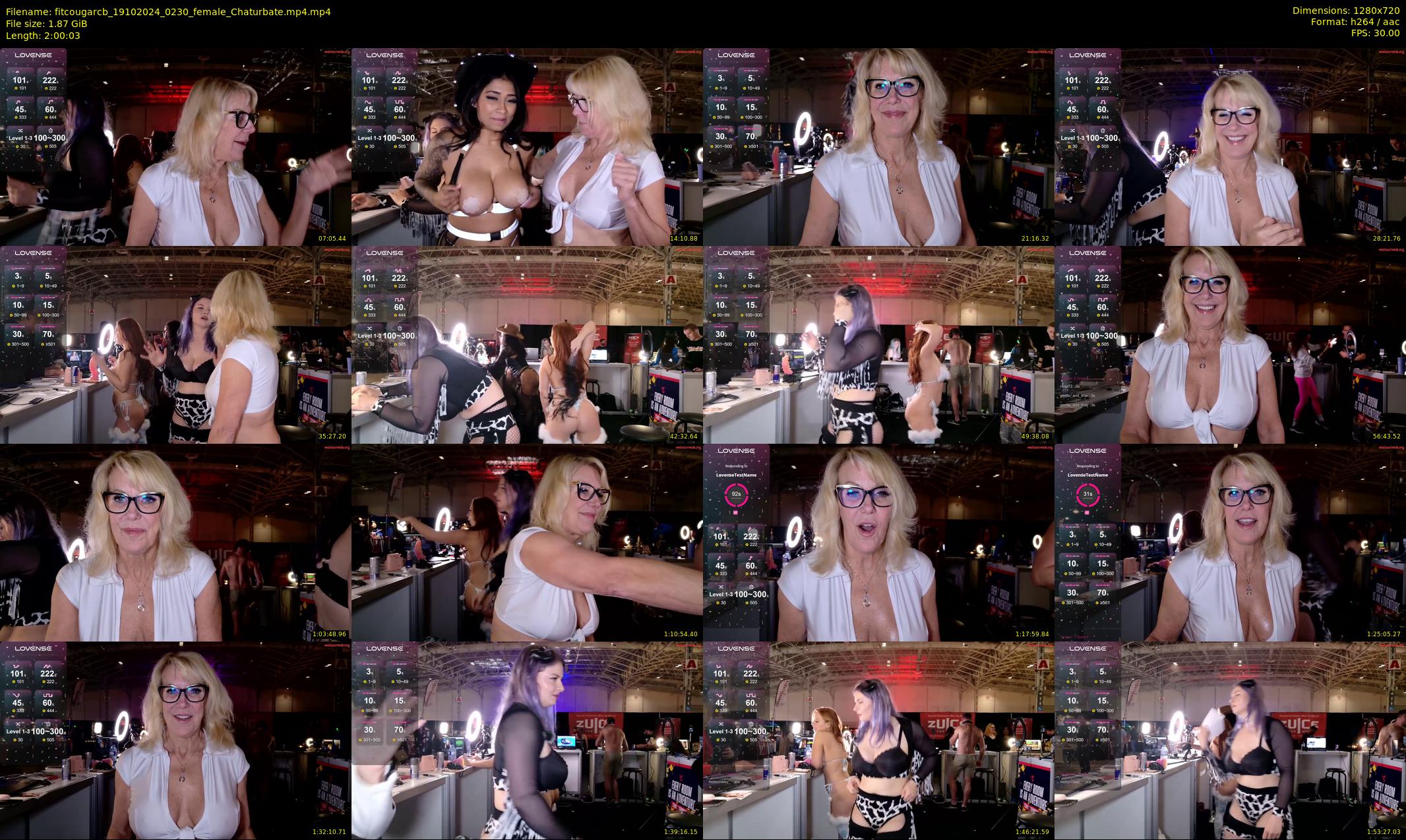 fitcougarcb — 121 minute Chaturbate female cam show recording, 720p, Oct 19, 2024