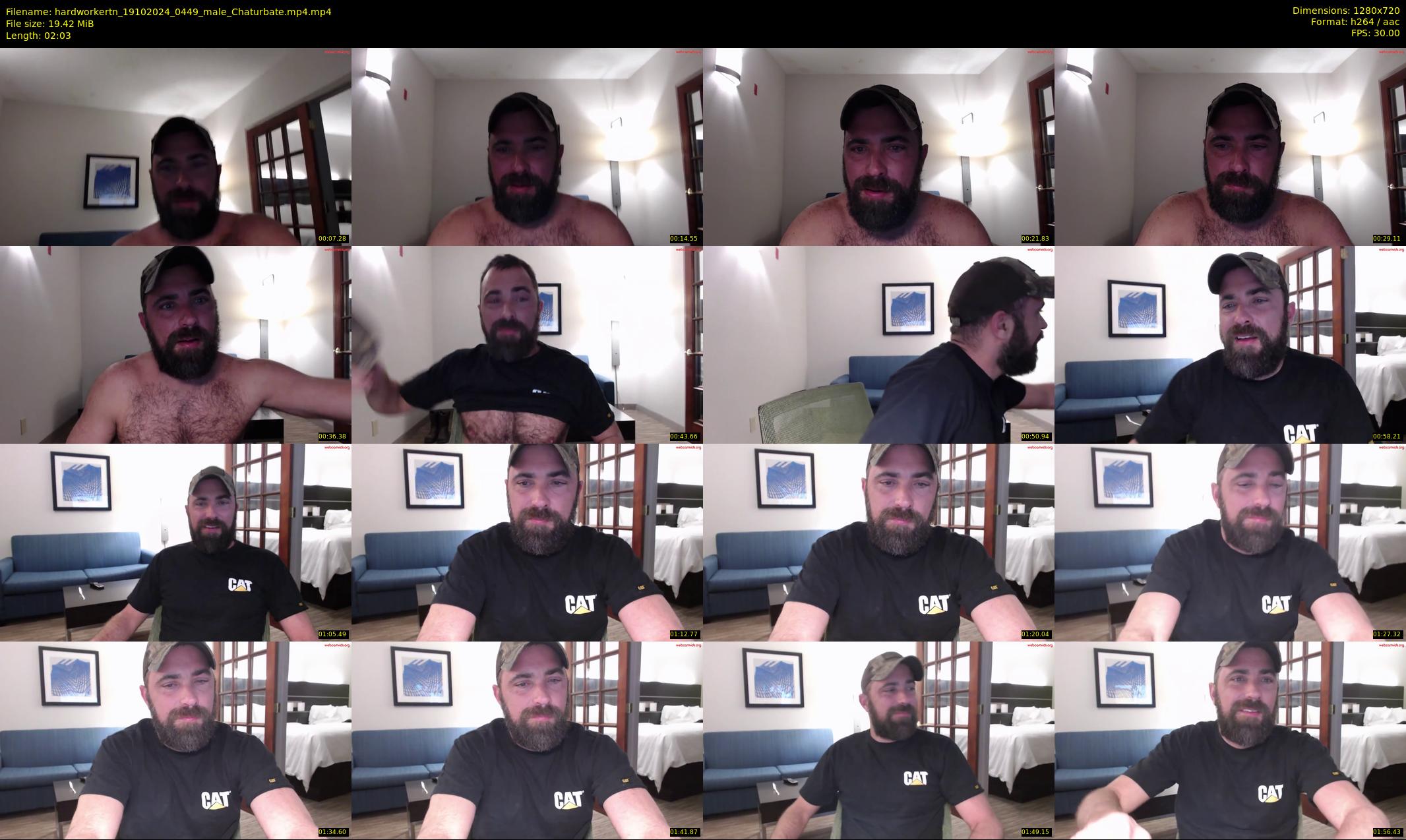 hardworkertn — 3 minute Chaturbate male cam show recording, 720p, Oct 19, 2024